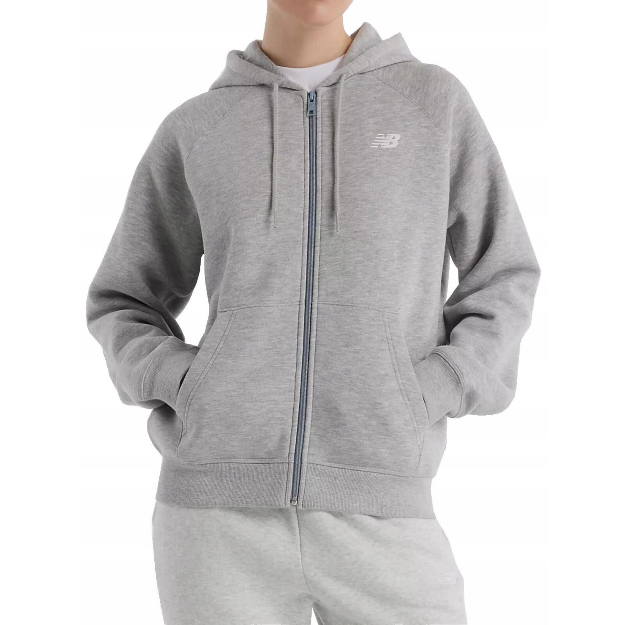 New Balance - Sweat-shirt À Capuche Zippé New Balance Pour Femme - Sweat-shirt - Gris - Decathlon