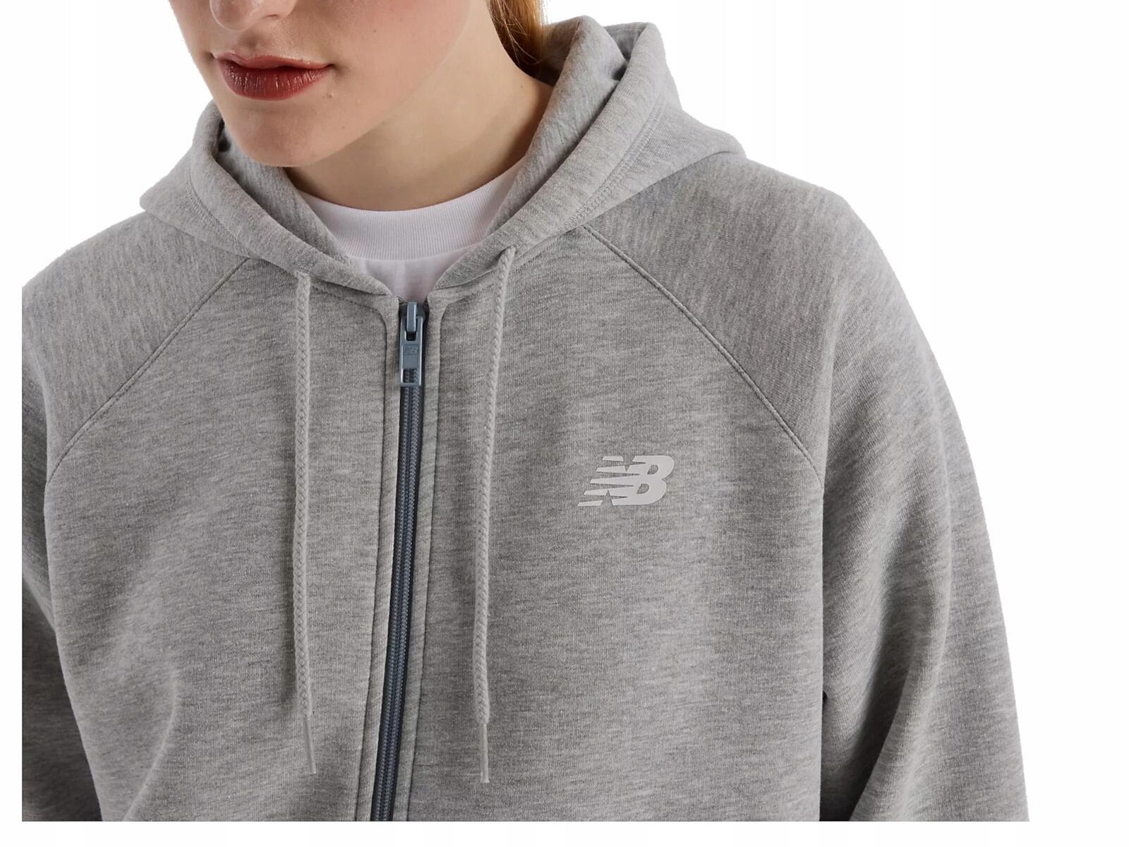 Sweat-shirt à capuche zippé NEW BALANCE pour femme 5/5