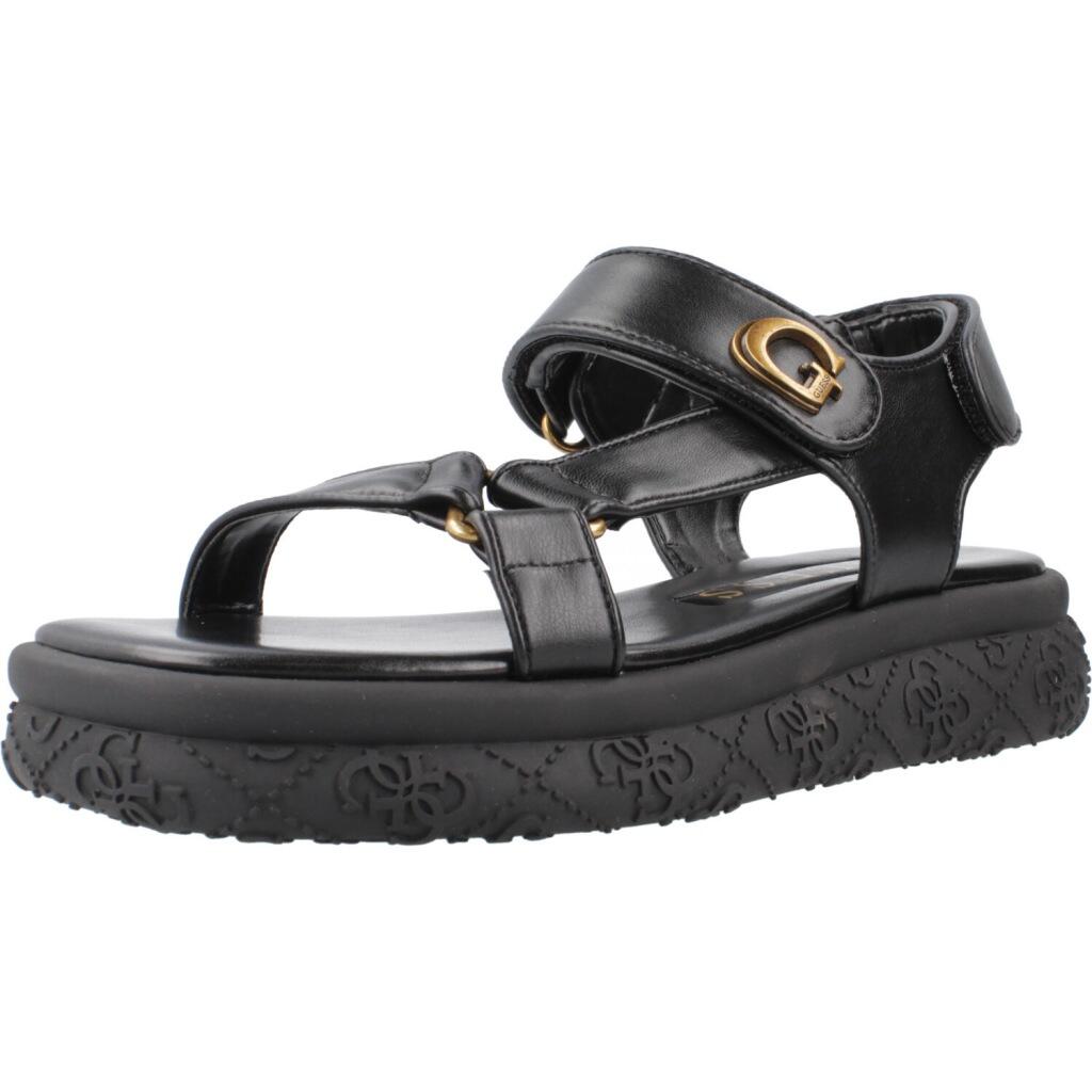 Sandały GUESS FLJLAN ELE03 Czarny