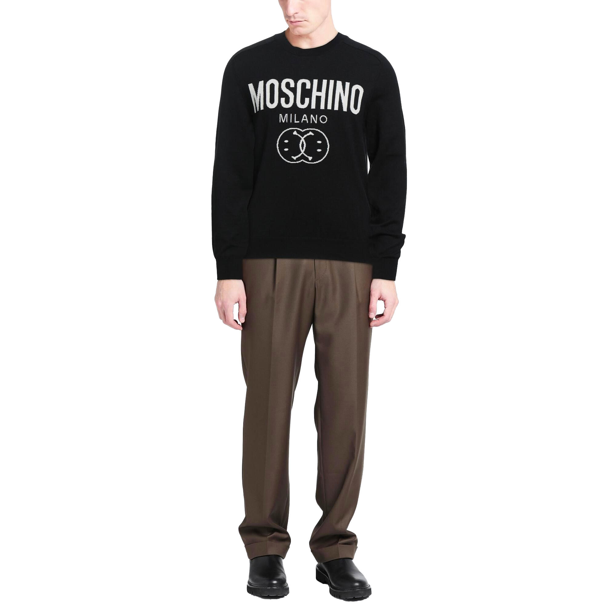 "Milano" Pullover für Herren Schwarz 4/4