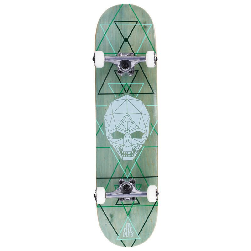 Enuff Skull Geo 32"x8" Verde Skateboard