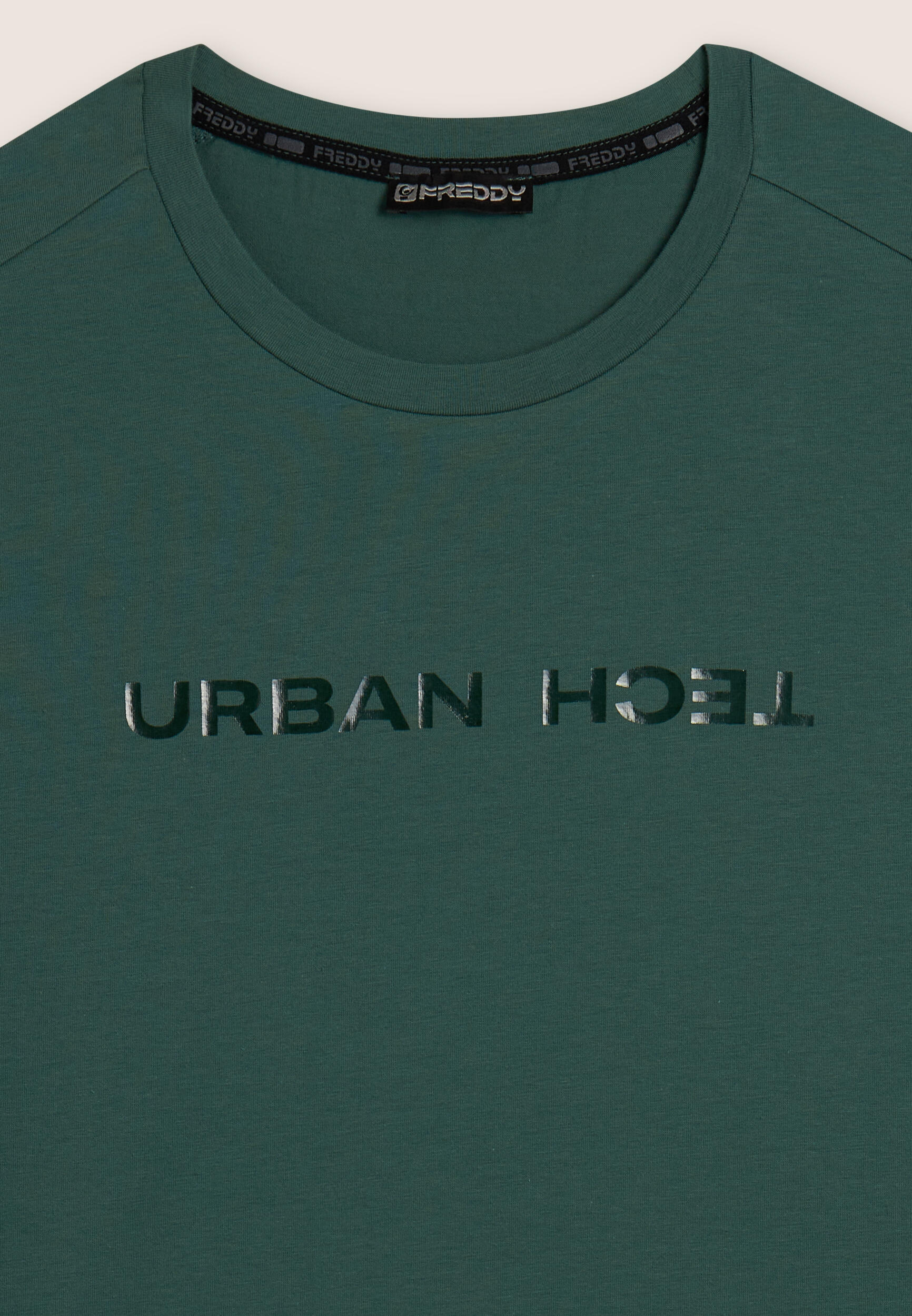 T-shirt classique avec manches raglan et double imprimé brillant 3/3
