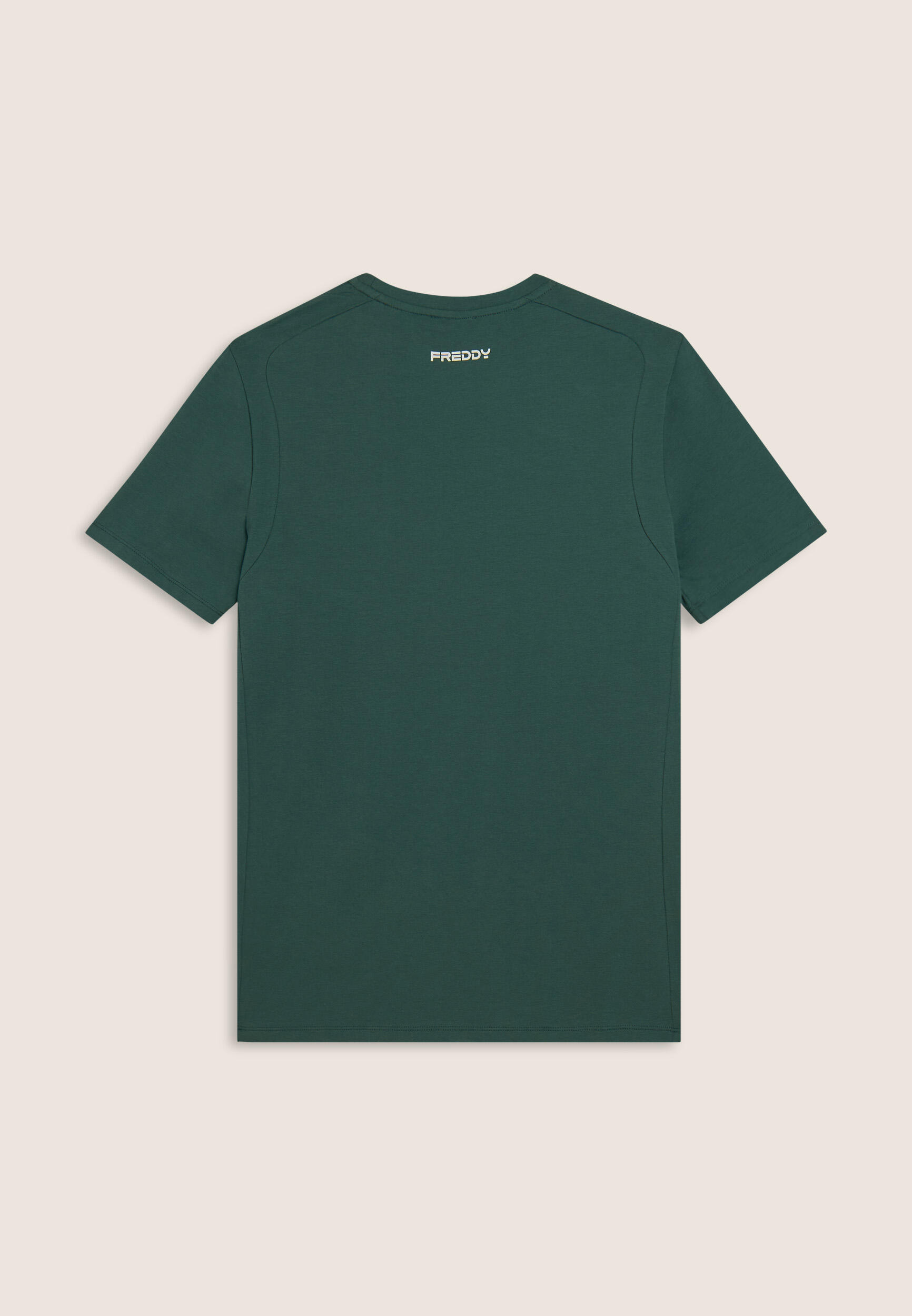 T-shirt classique avec manches raglan et double imprimé brillant 2/3