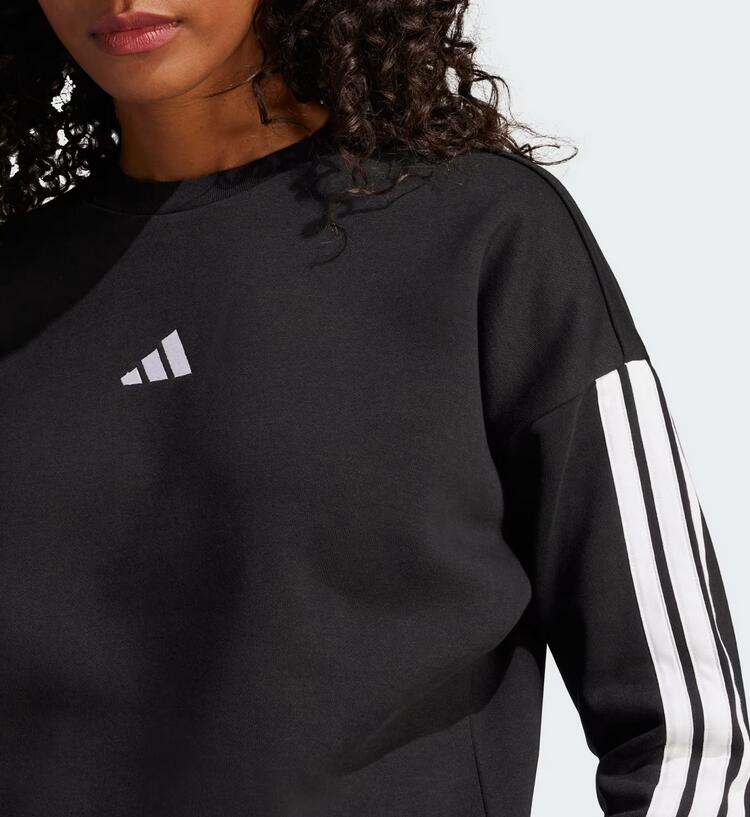 Mikina Essentials 3-Stripes Fleece 6/7