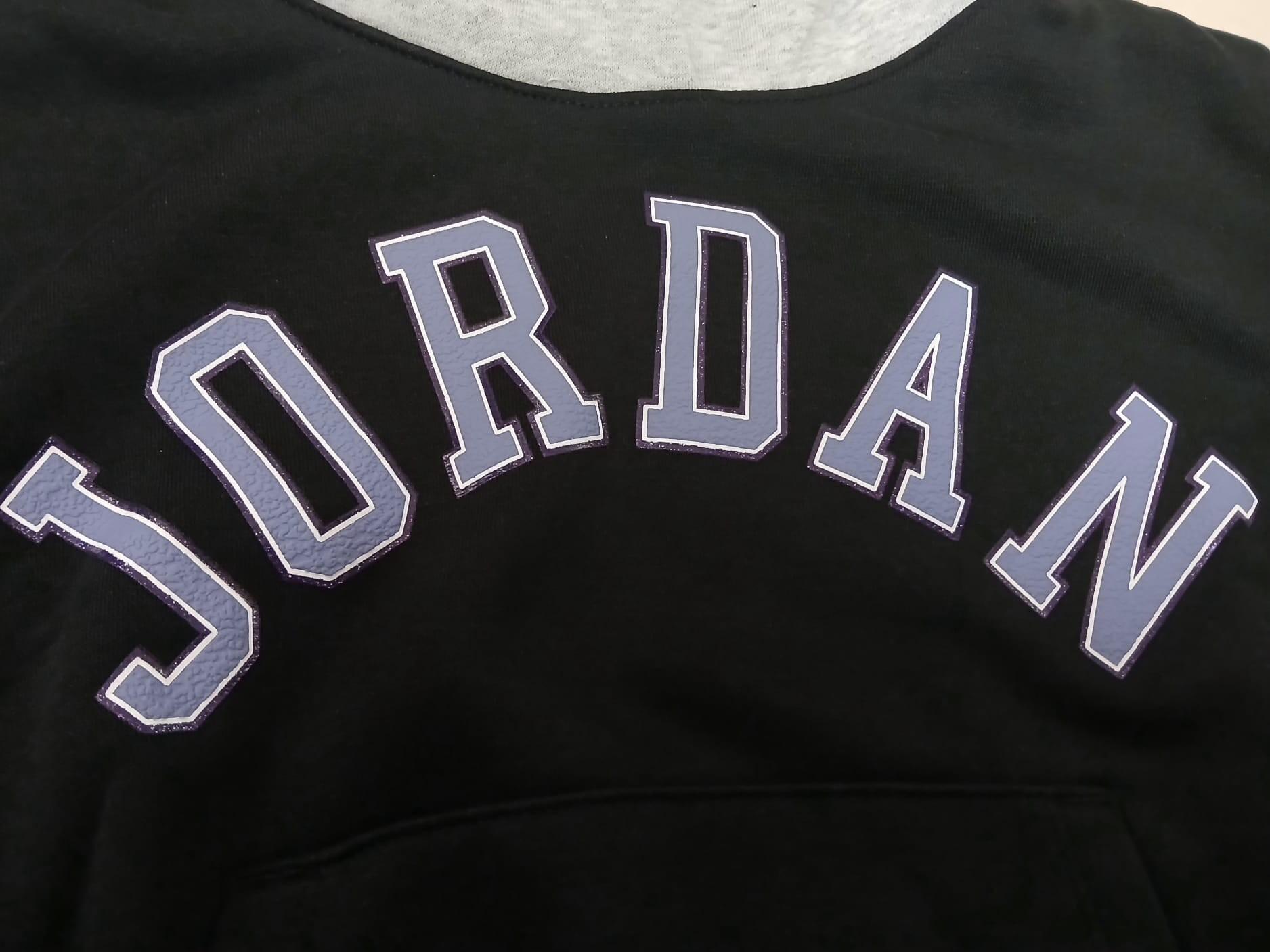 Felpa ragazza jordan blue jeans & blind - nero 3/5