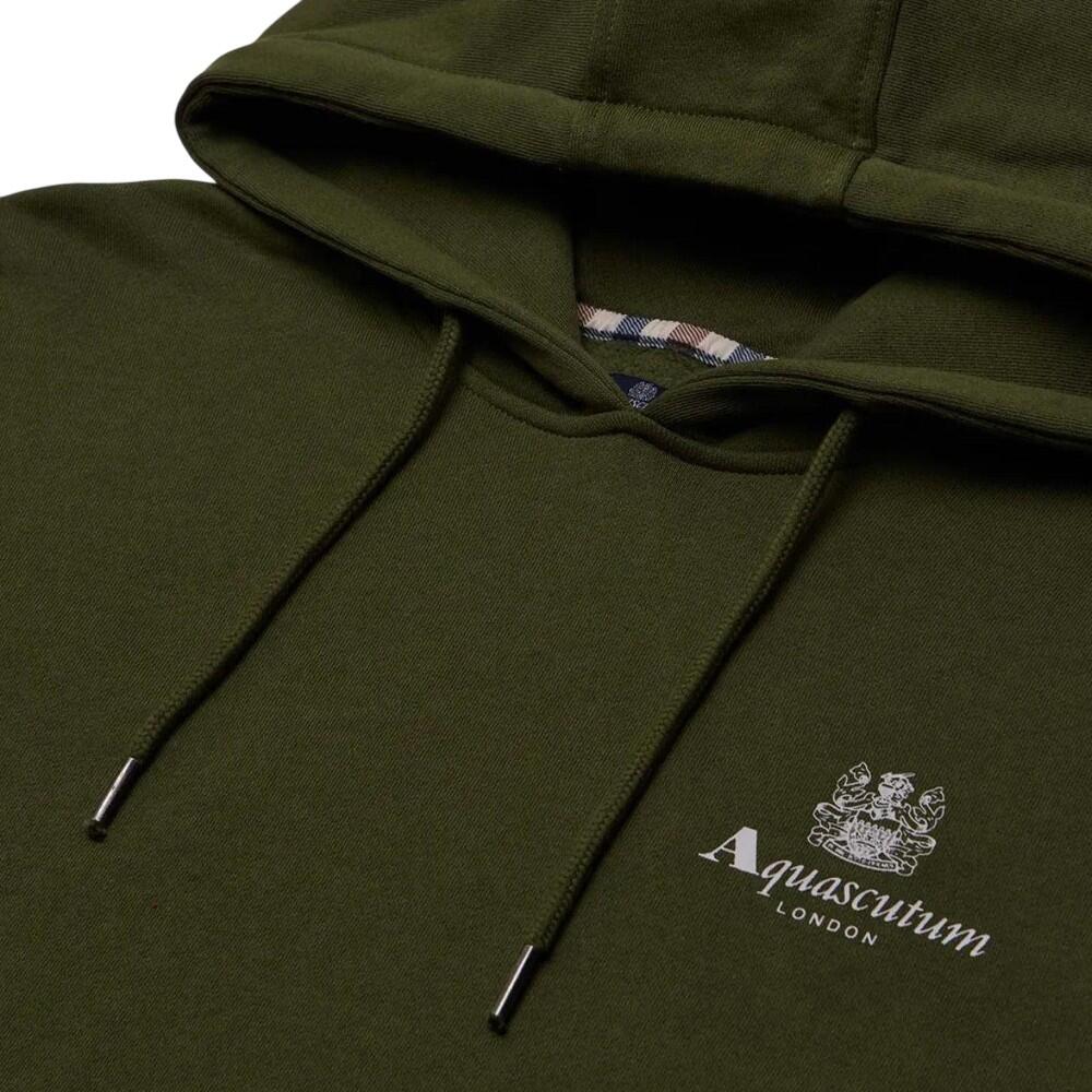 Sweat À Capuche Motif Petit Logo ACTIVE Homme (Vert) 3/4