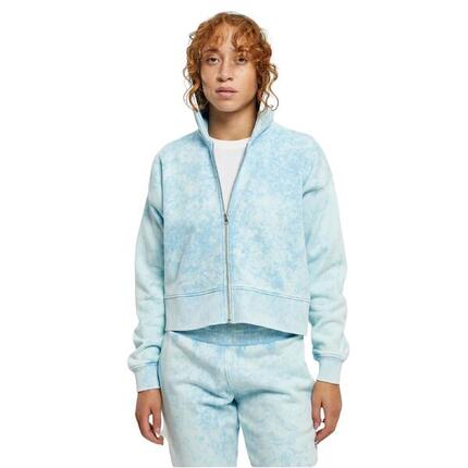 Bluza krótka oversized zapinana na zamek z kapturem damska Urban Classics Towel