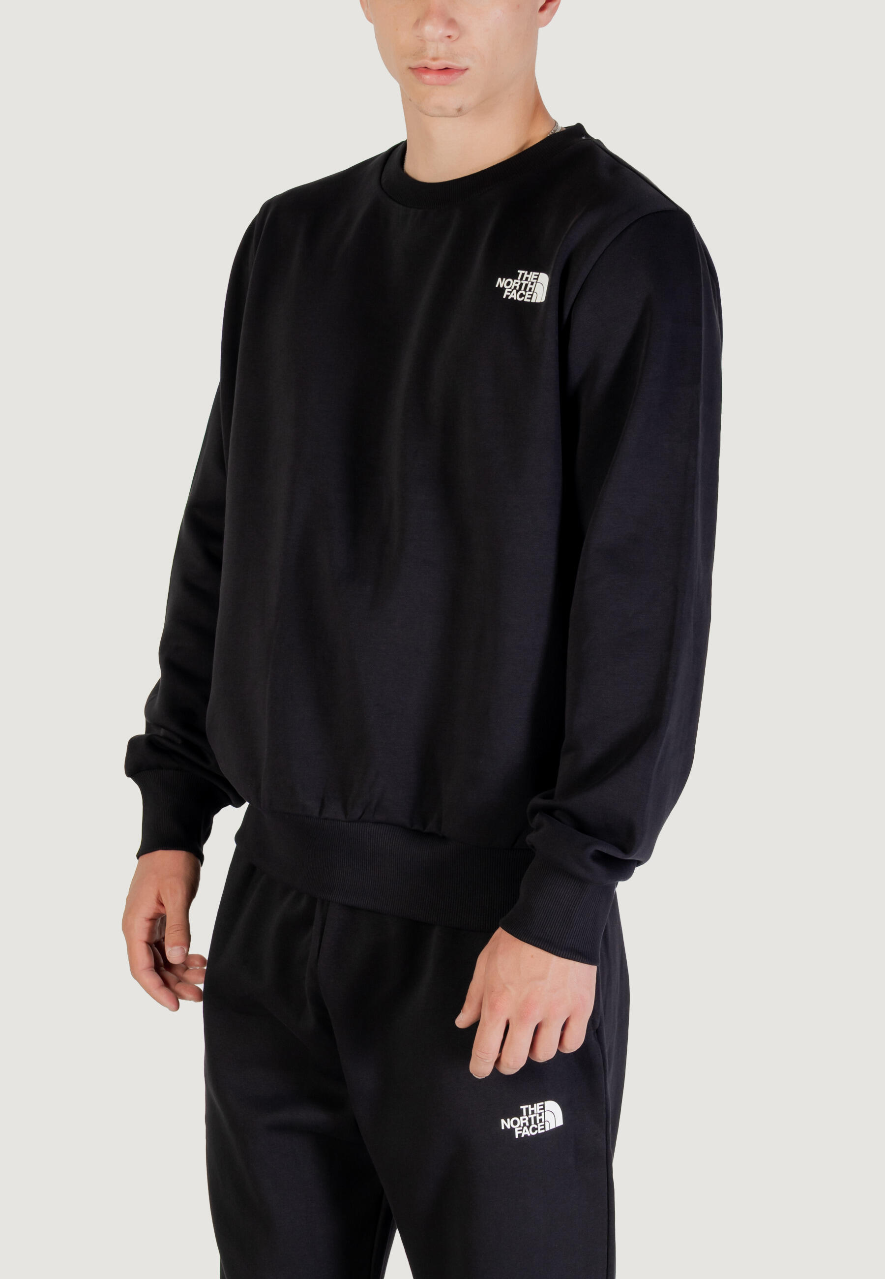 Felpe Uomo M SIMPLE DOME CREW Nero 3/5