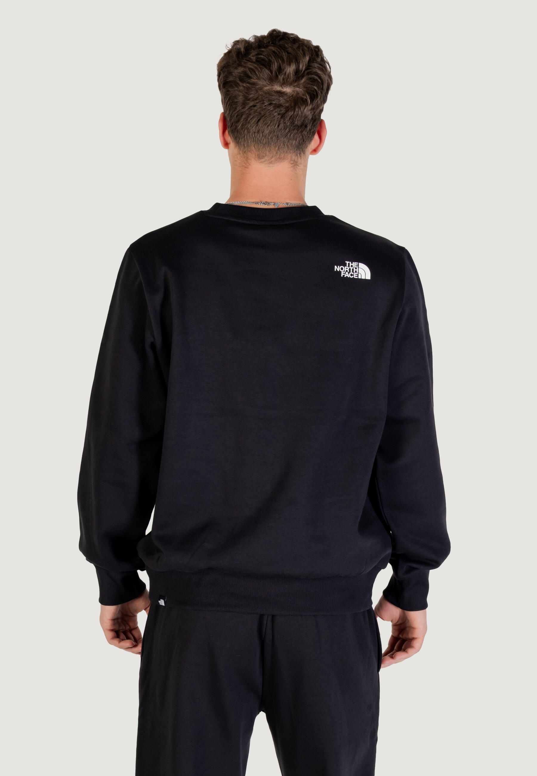 Felpe Uomo M SIMPLE DOME CREW Nero 5/5