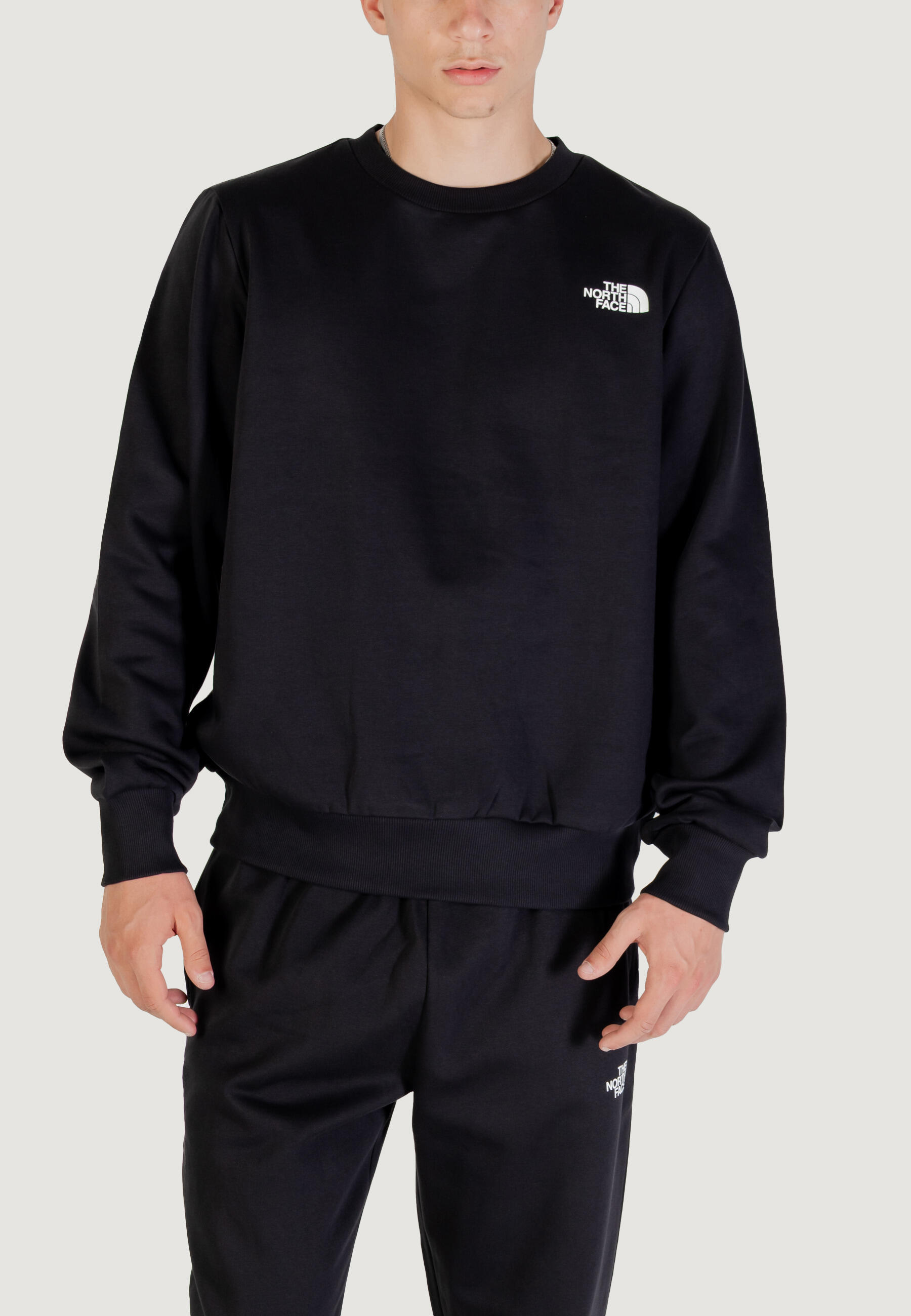 Felpe Uomo M SIMPLE DOME CREW Nero 1/5