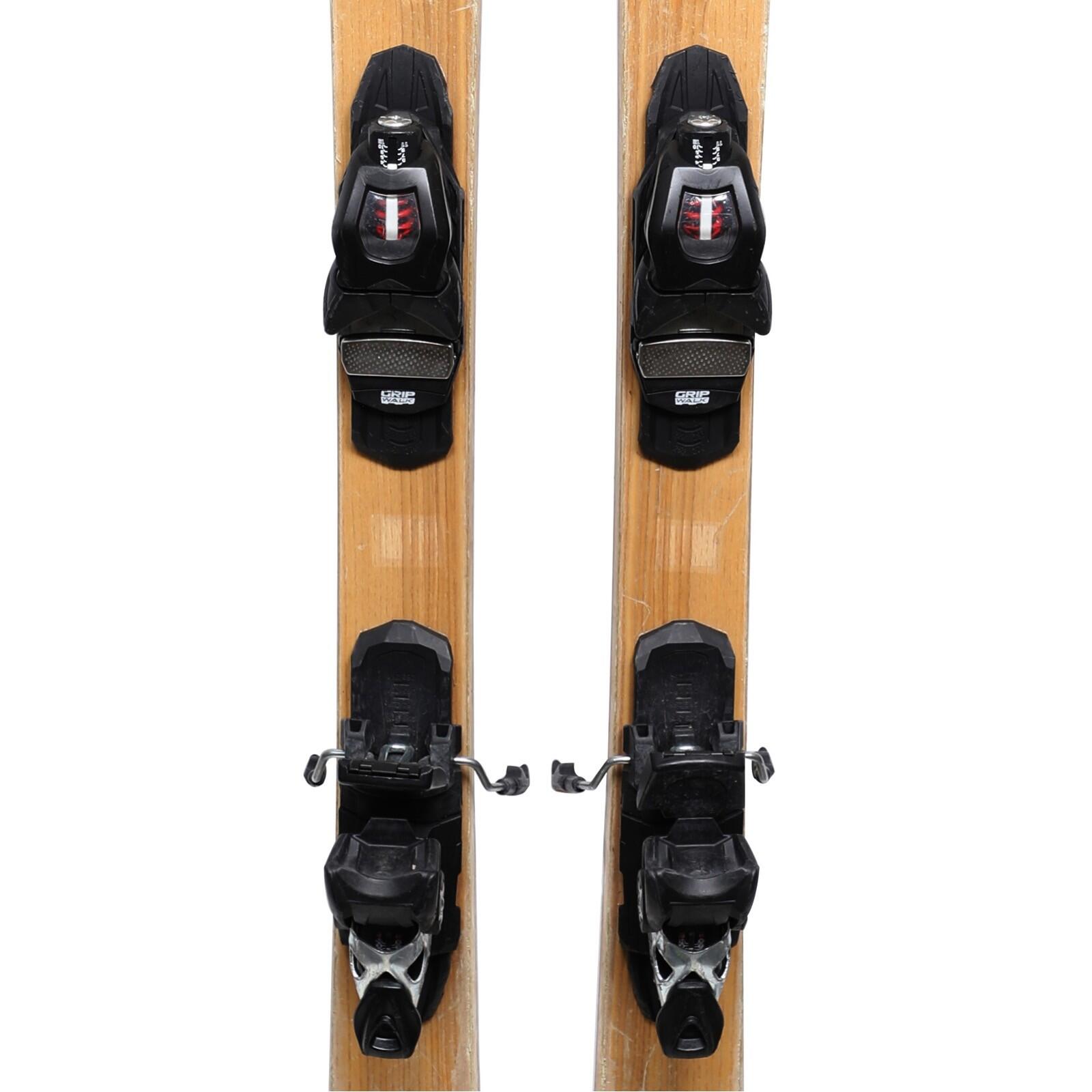 RECONDITIONNE - Ski Marcel Livet Marius Authentique 82 + Fixations 3/4