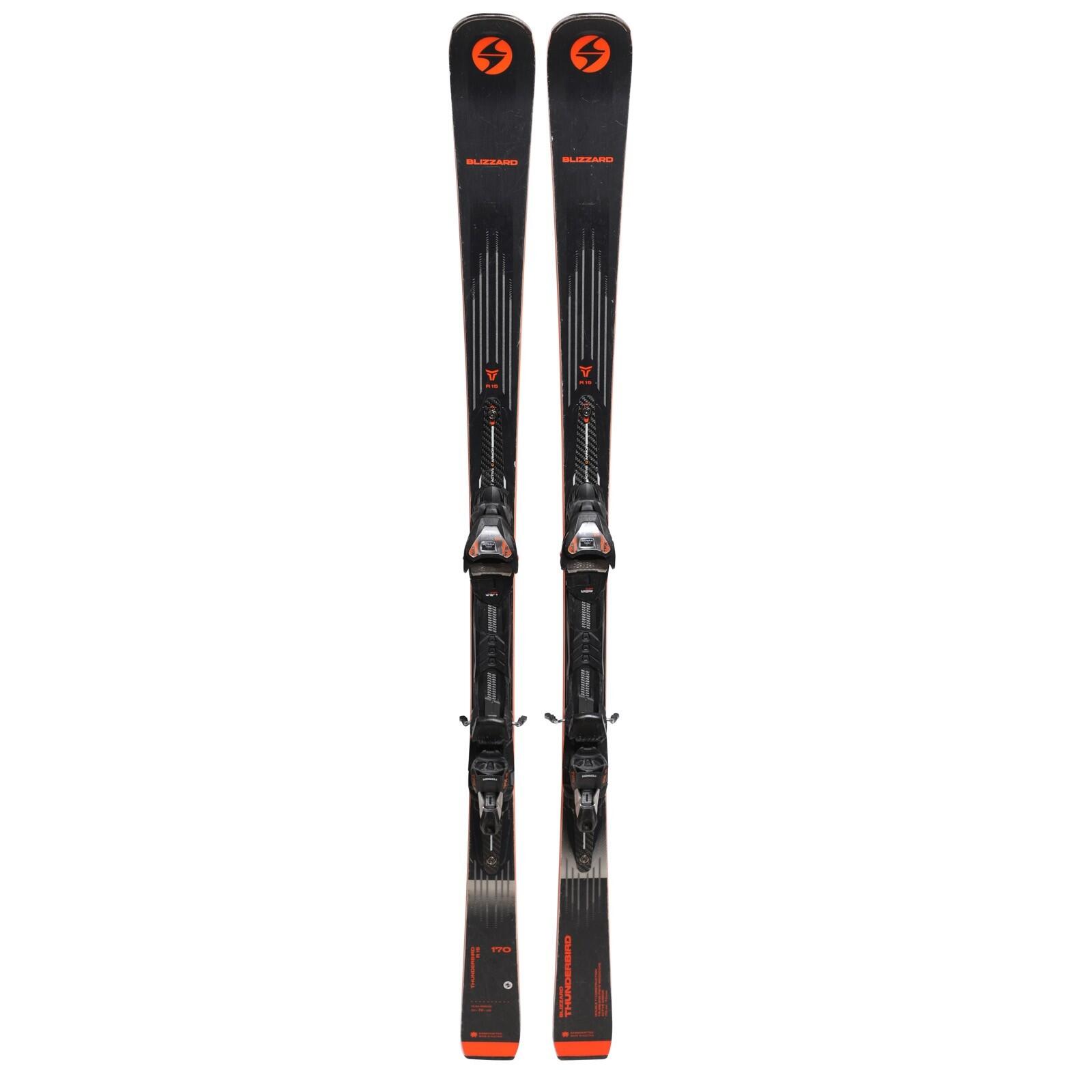 RECONDITIONNE - Ski Blizzard Thunderbird R15 + Fixations 2/4