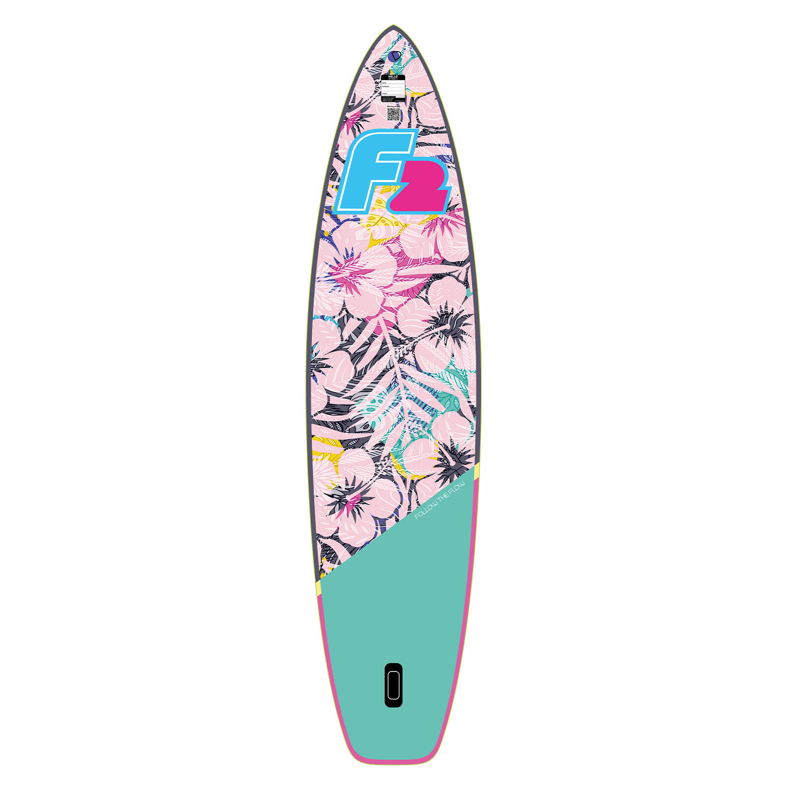 F2  SUP Stand Up Paddle Board Retro Bloom Hibiskus Damen 311cm 10,2 Multicolor 4/4