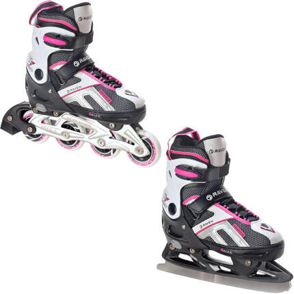 Patines Ajustables 2en1 Pulse Blanco/Rosa