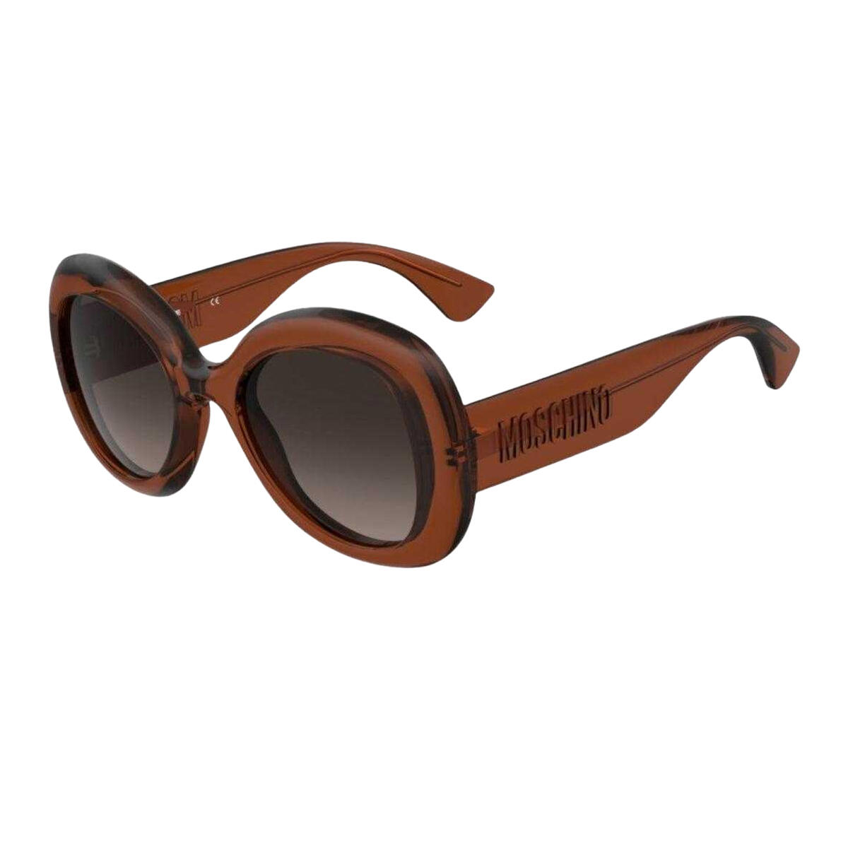 Runder RahmenSonnenbrille für Damen Rot 2/2