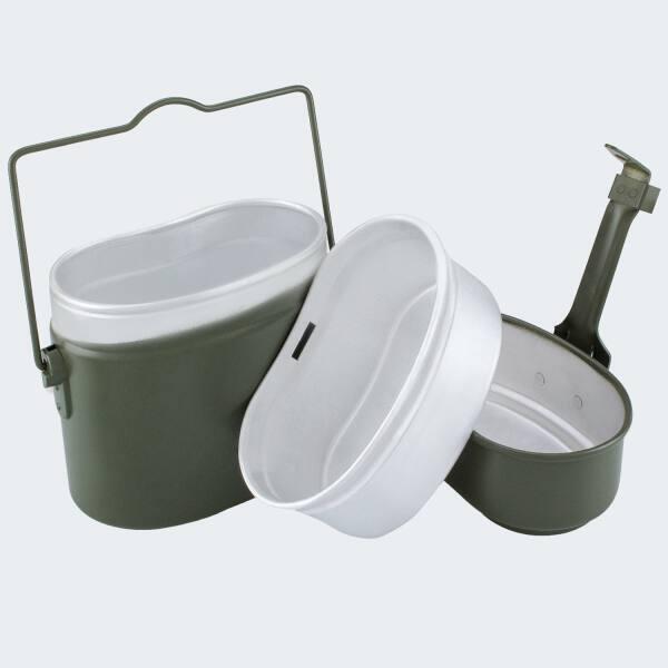 Camping batterie de cuisine, tasse isotherme & couverts | Acier inox & aluminium 2/7
