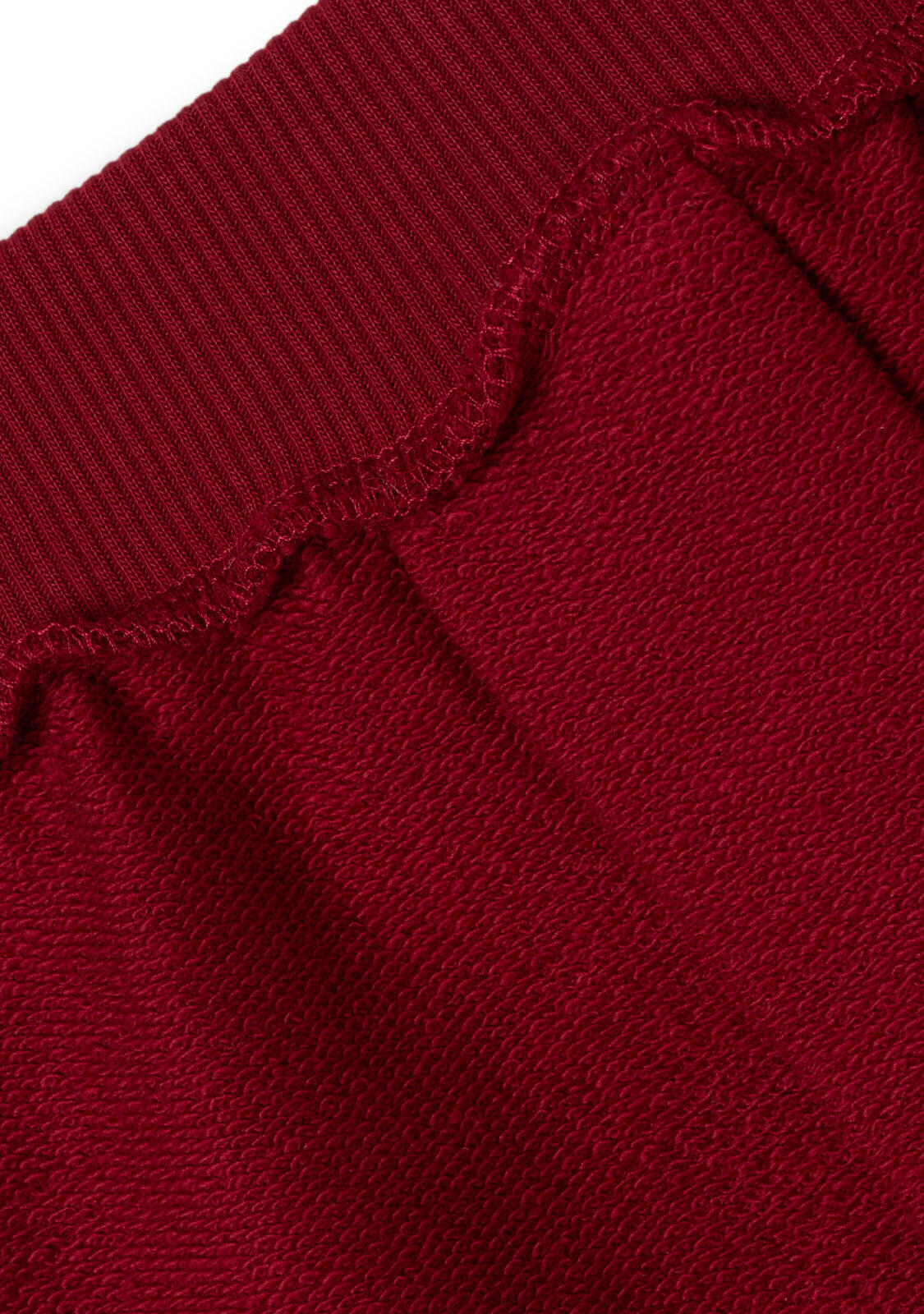 Pantalón Jogger de Felpa Burdeos Conguitos 3/4
