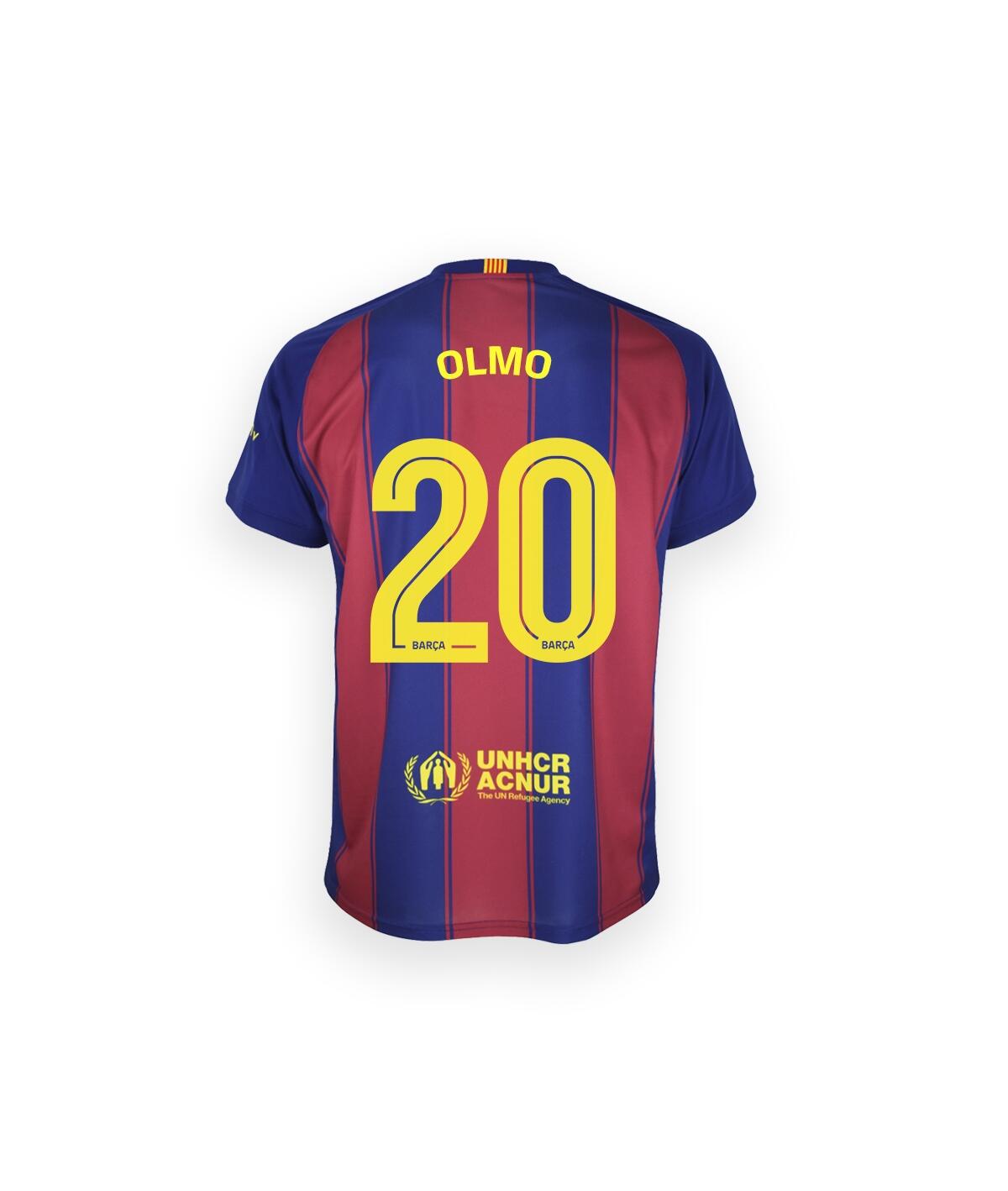 Camisola Olmo Principal Futebol FC Barcelona Réplica Oficial 25/26 Adulto 3/7