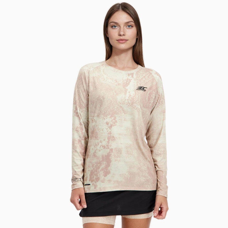 BODYCROSS Women's Long-Sleeve Trail-Running T-Shirt TERRARUN