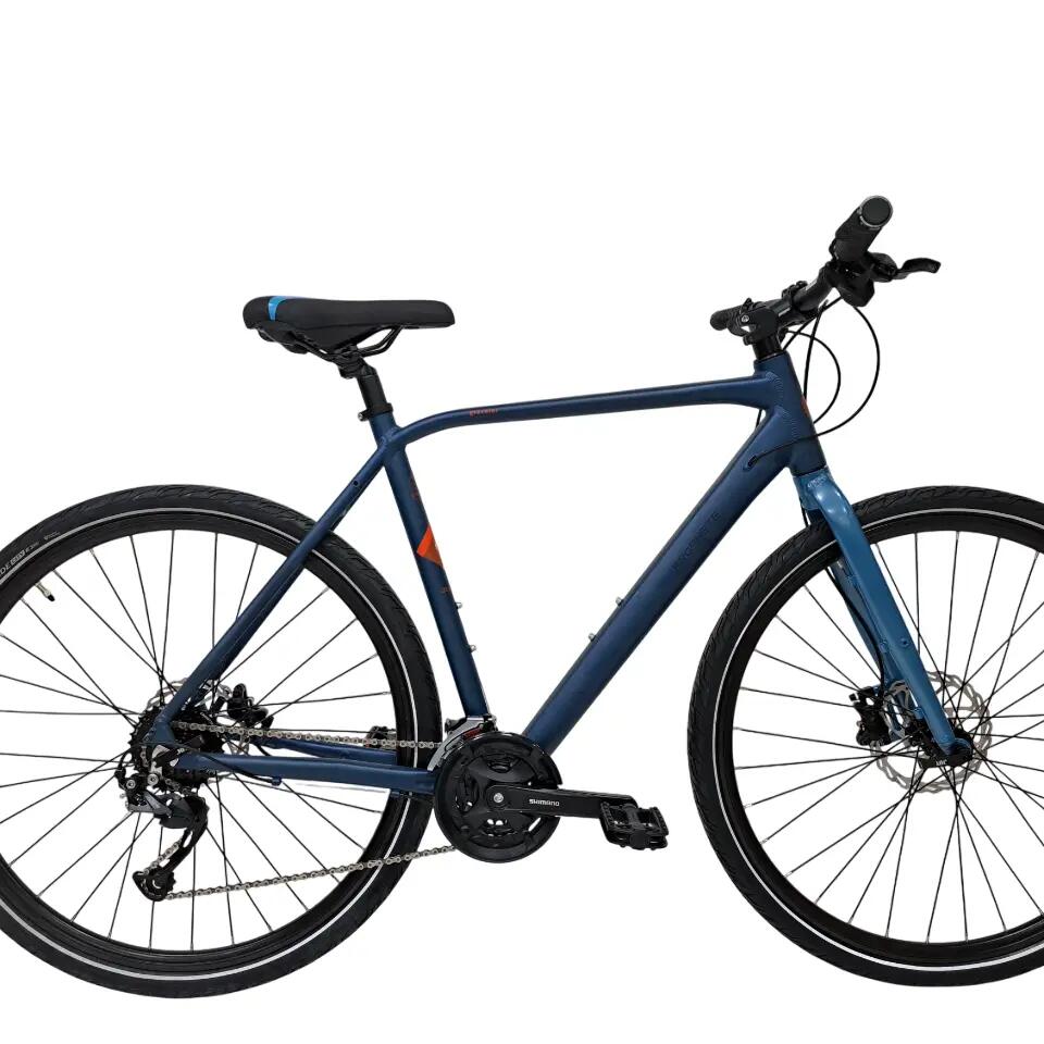 Refurbished Sosea Graveler Man Bike, 28 inches, L, Matte Blue