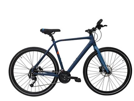 Gereviseerde Graveler Man racefiets, 28 inch, L, matblauw