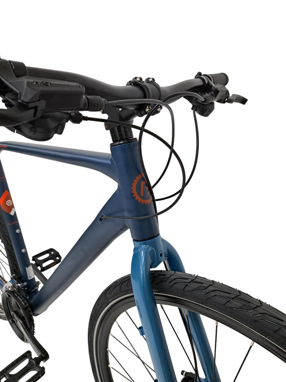 Gereviseerde Graveler Man racefiets, 28 inch, L, matblauw 3/6