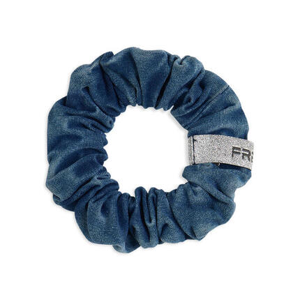 Élastique à cheveux en denim avec logo FREDDY