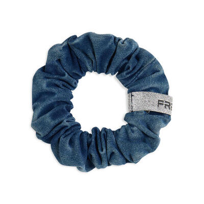 Elastico per capelli in denim con logo FREDDY