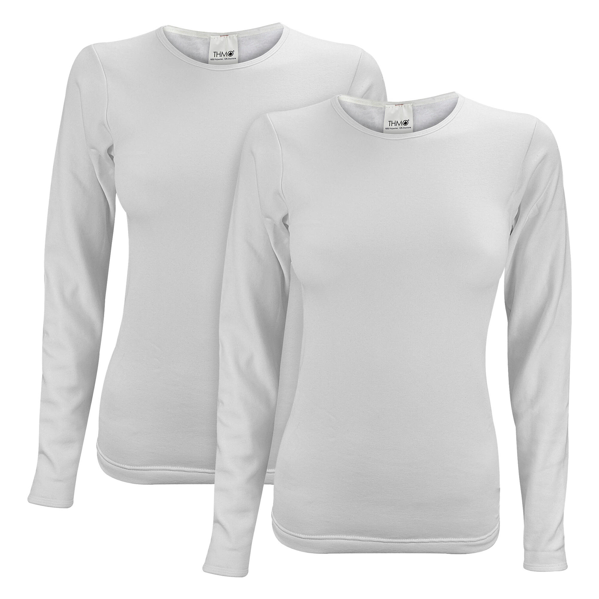 THMO 2 Pack Ladies Long Sleeved Thermal Top for Winter