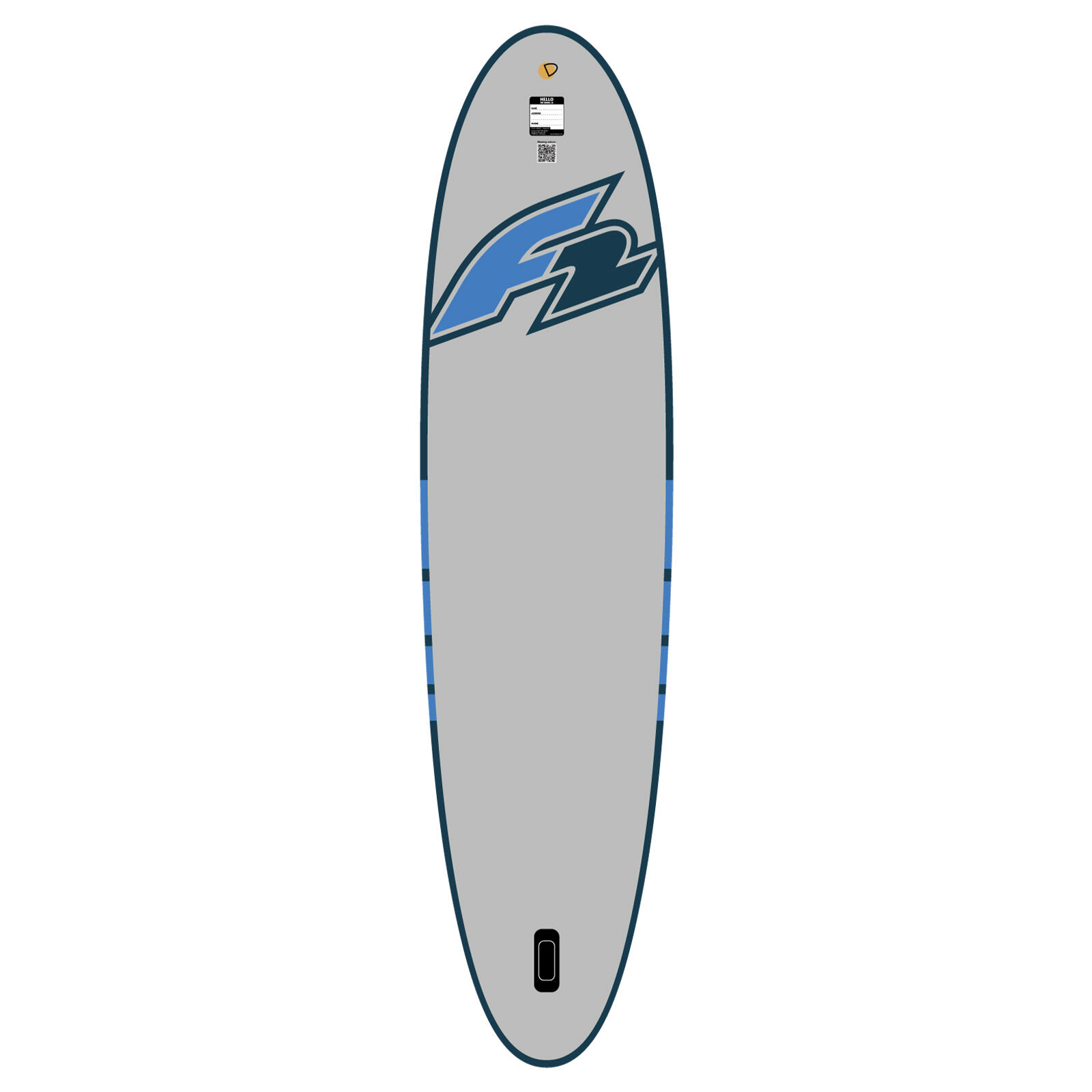 F2 Set Stand Up Paddle Board Comet Grau 10,6 + Kajak Zubehör Paket 4/7