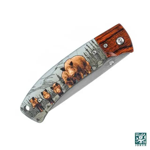 Scyzoryk Joker motyw dzika, ostrze 8.3 cm 2/2