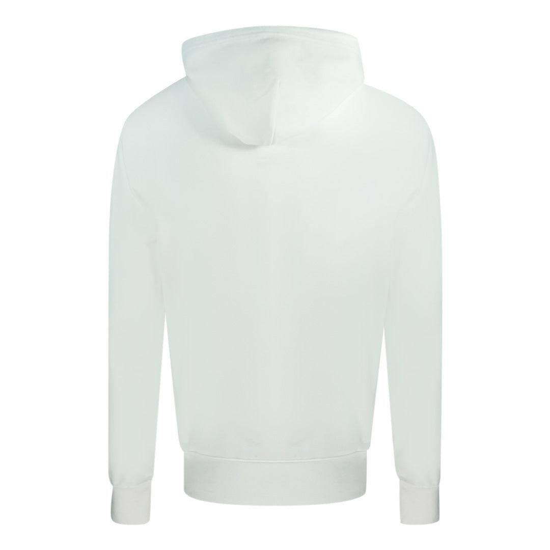 Sweat À Capuche Motif Symbole Homme (Blanc) 2/2
