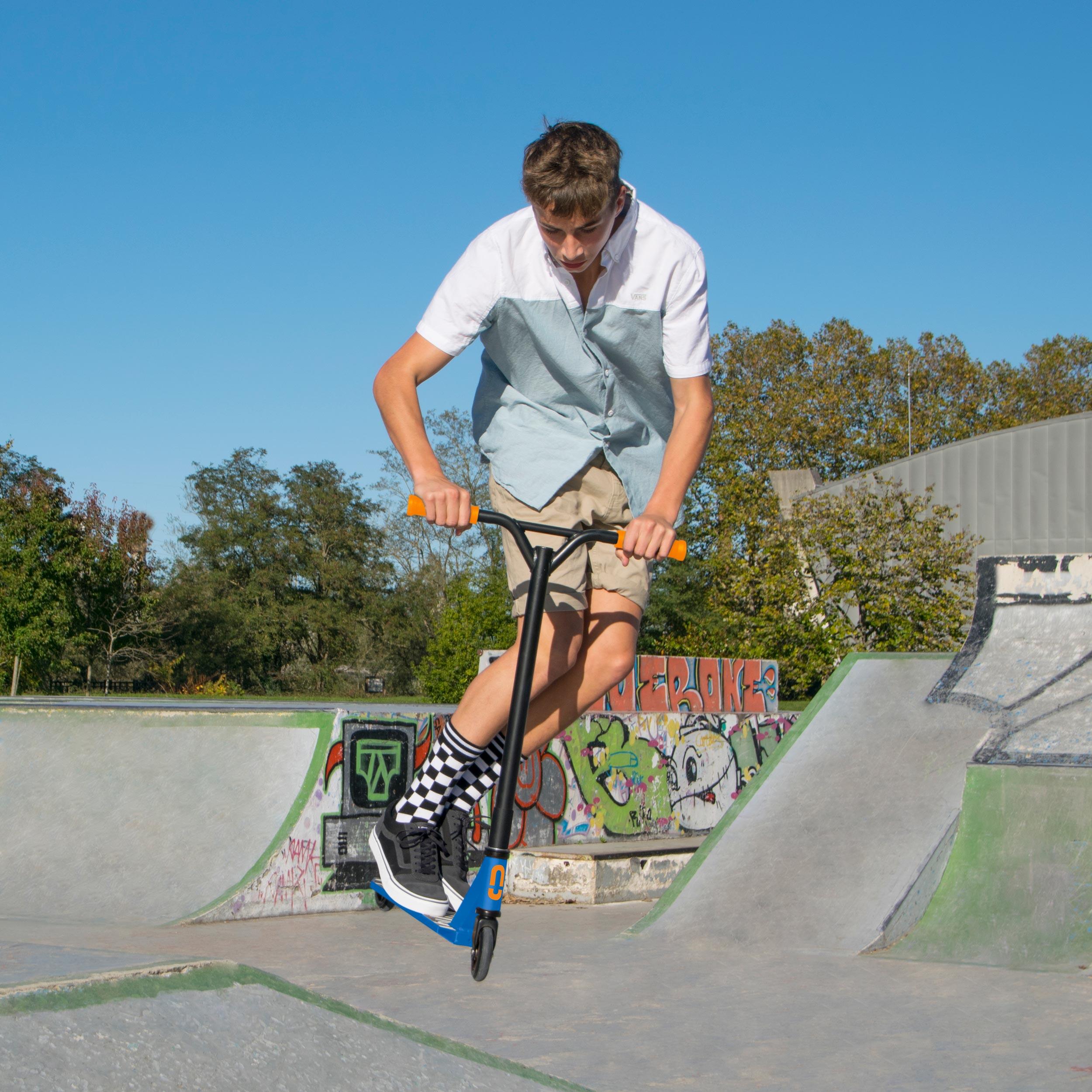 Kinder-Freestyle-Scooter BOOMER 360° Lenker, ABEC9 Lager, 100mm Rollen 3/7