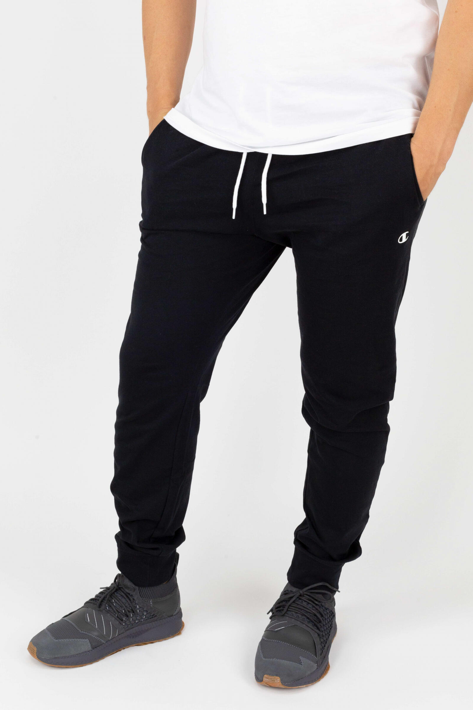 Champion Pantalón Champion Rib Cuff Negro 2/5