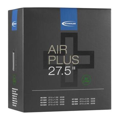 Schwalbe air plus 27.5 '' av21 valve shrader 40mm binnenband