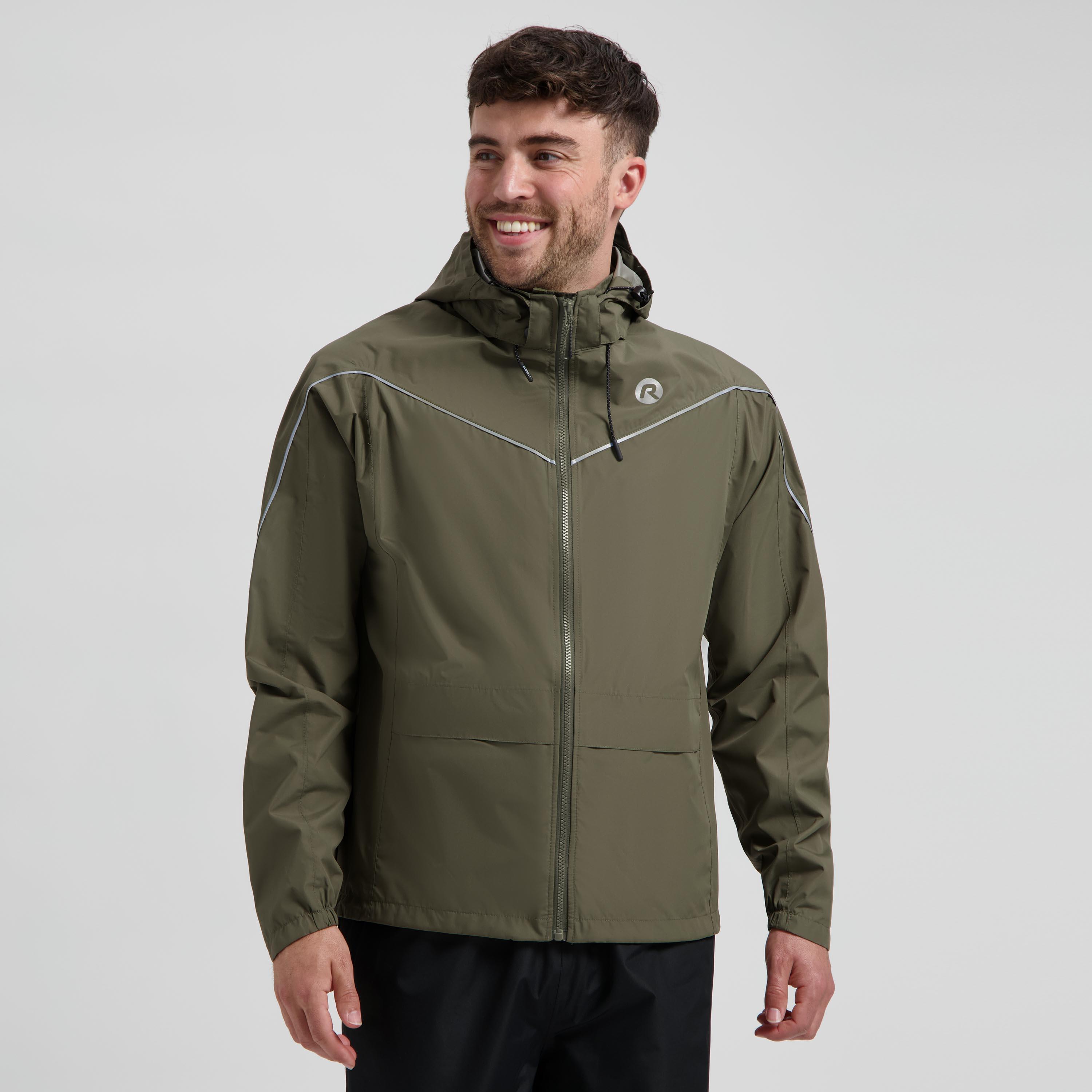 Rogelli - Veste Imperméable Homme Femme Commuter Essential - Coupe-pluie - Vert - 42 M/l - Decathlon