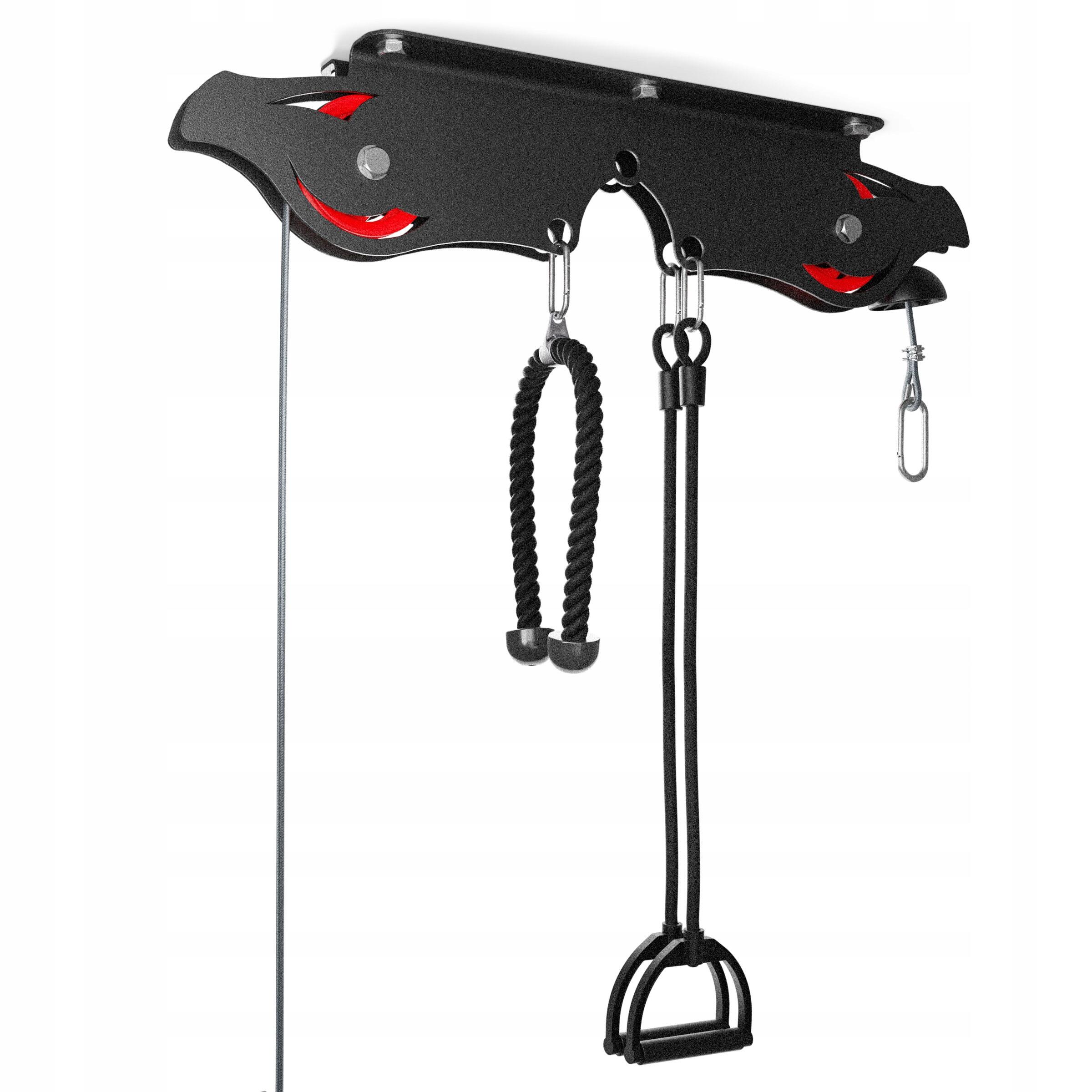 Wyciąg treningowy atlas górny+drążek sufitowy 120KG K-sport KSH013 6/6
