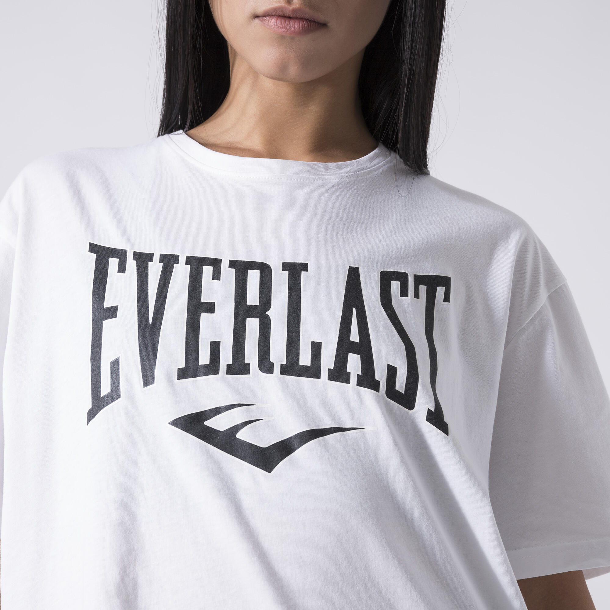 ICONIC T-SHIRT CON LOGO BIANCO SPORCO COTONE 5/6