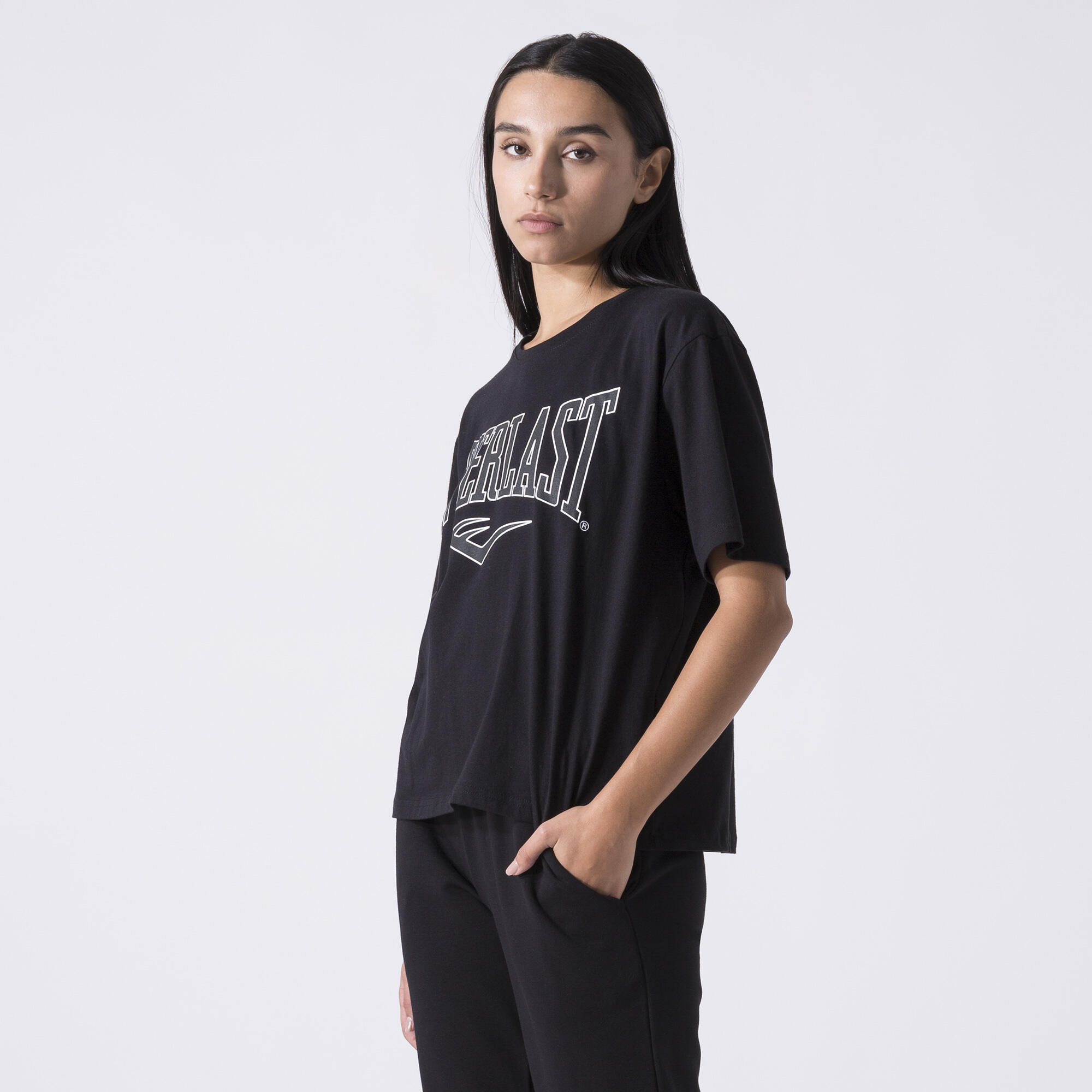 TEE-SHIRT ICONIQUE AVEC LOGO NOIR COTON 4/6