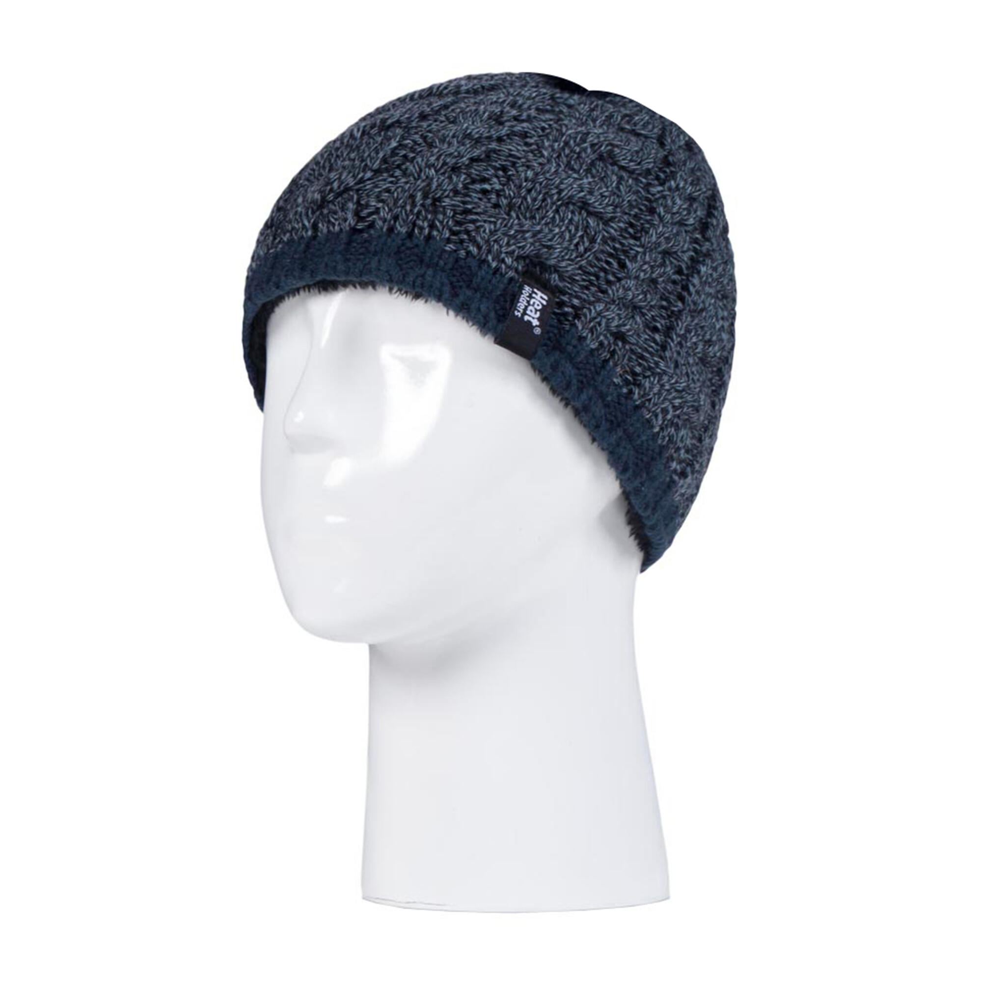 Heat Holders - Ensemble Bonnet Gants Enfants Hiver Tricot Torsadé 3/4