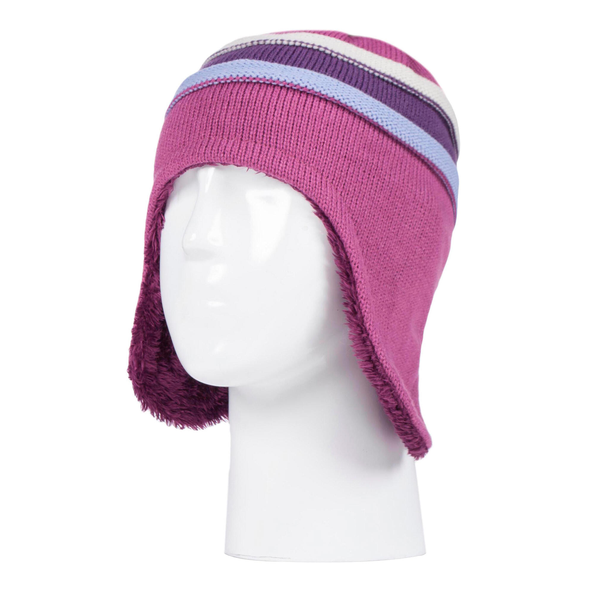 Heat Holders - Mädchen Bommel Hut und Fäustlinge | Winter Mütze Fäustlinge Set 3/4