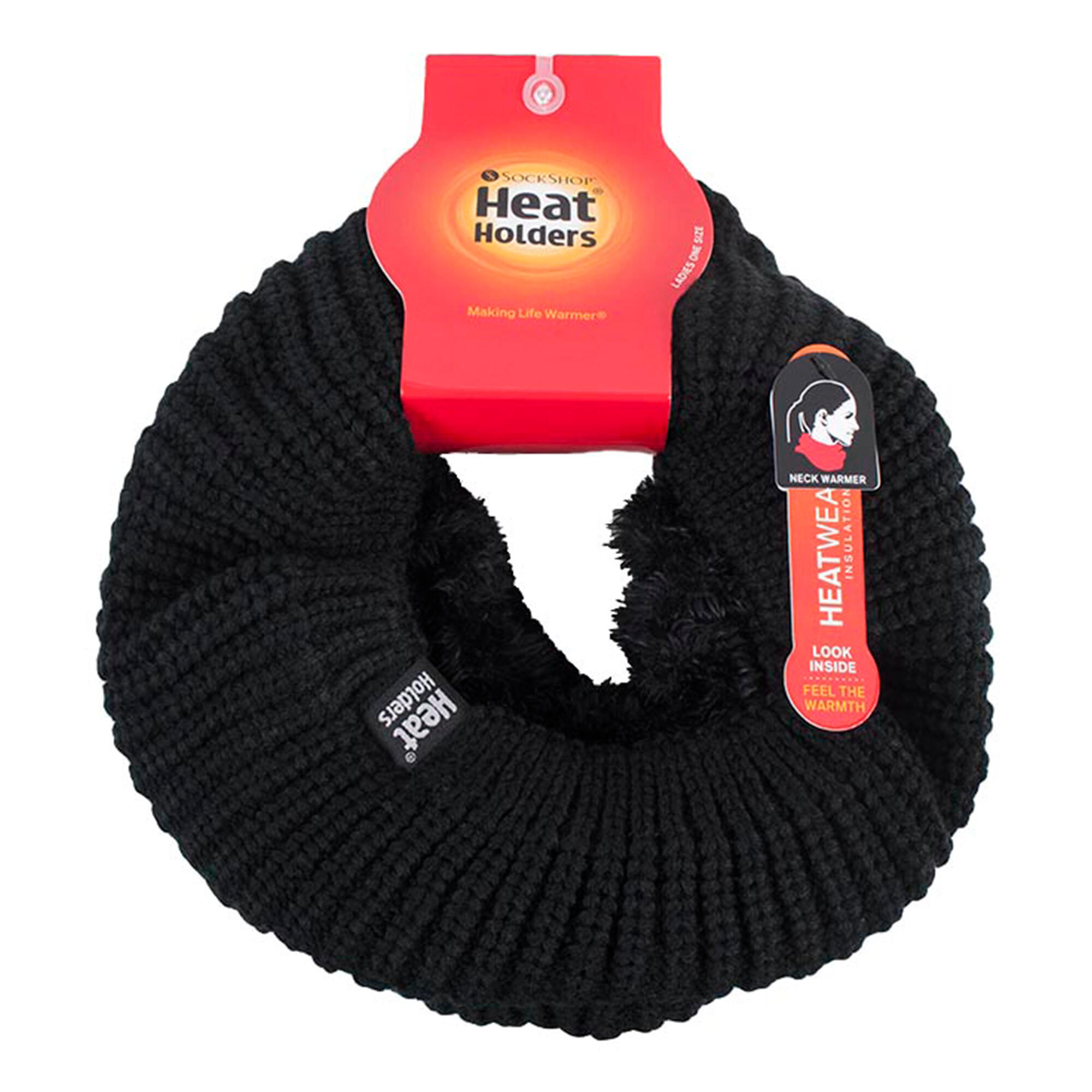 Heat Holders - Damen Nackenwärmer Winter | Thermo Halswärmer Stricken Fleece 2/5