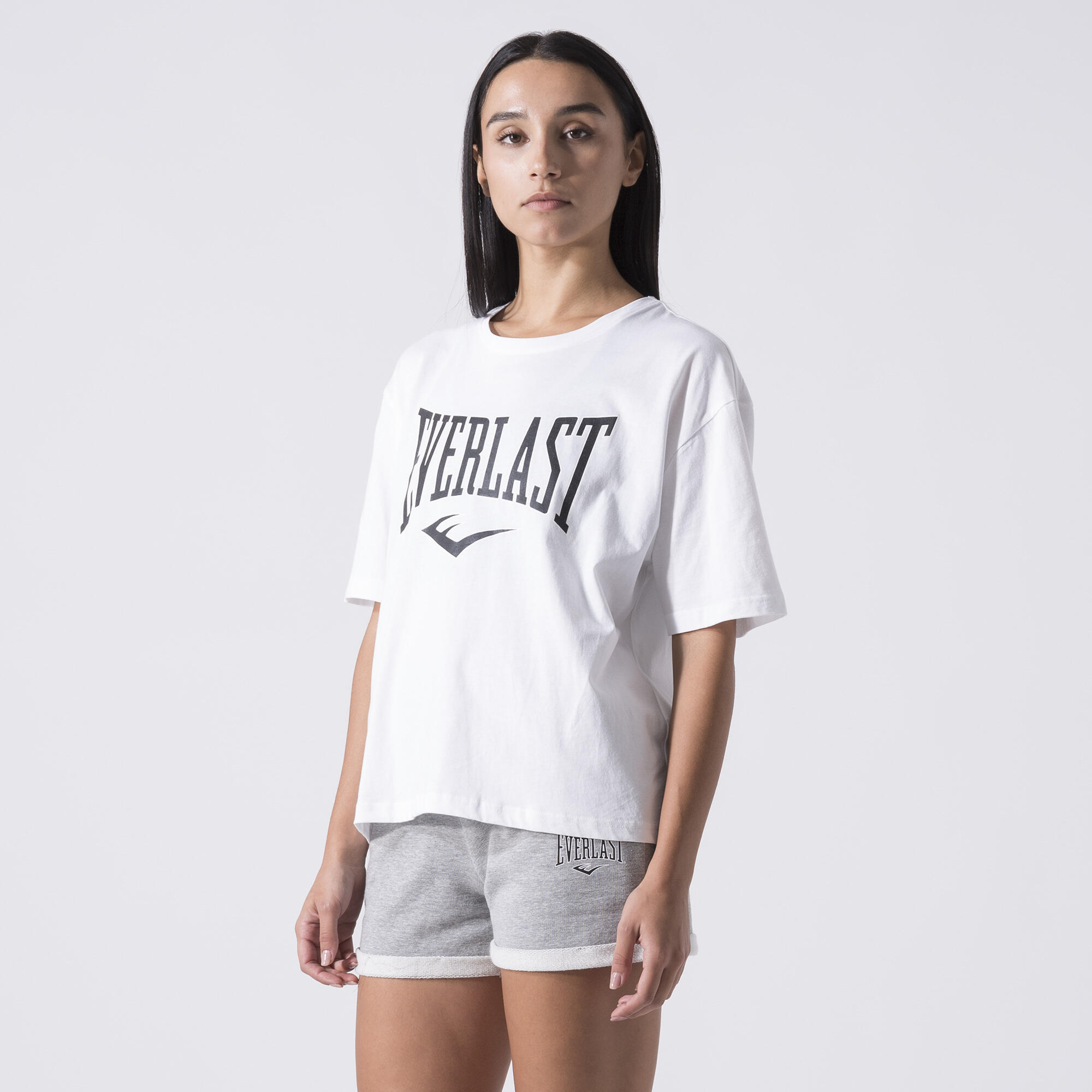 Camiseta icónica con logo BLANCO APAGADO ALGODÓN 4/6