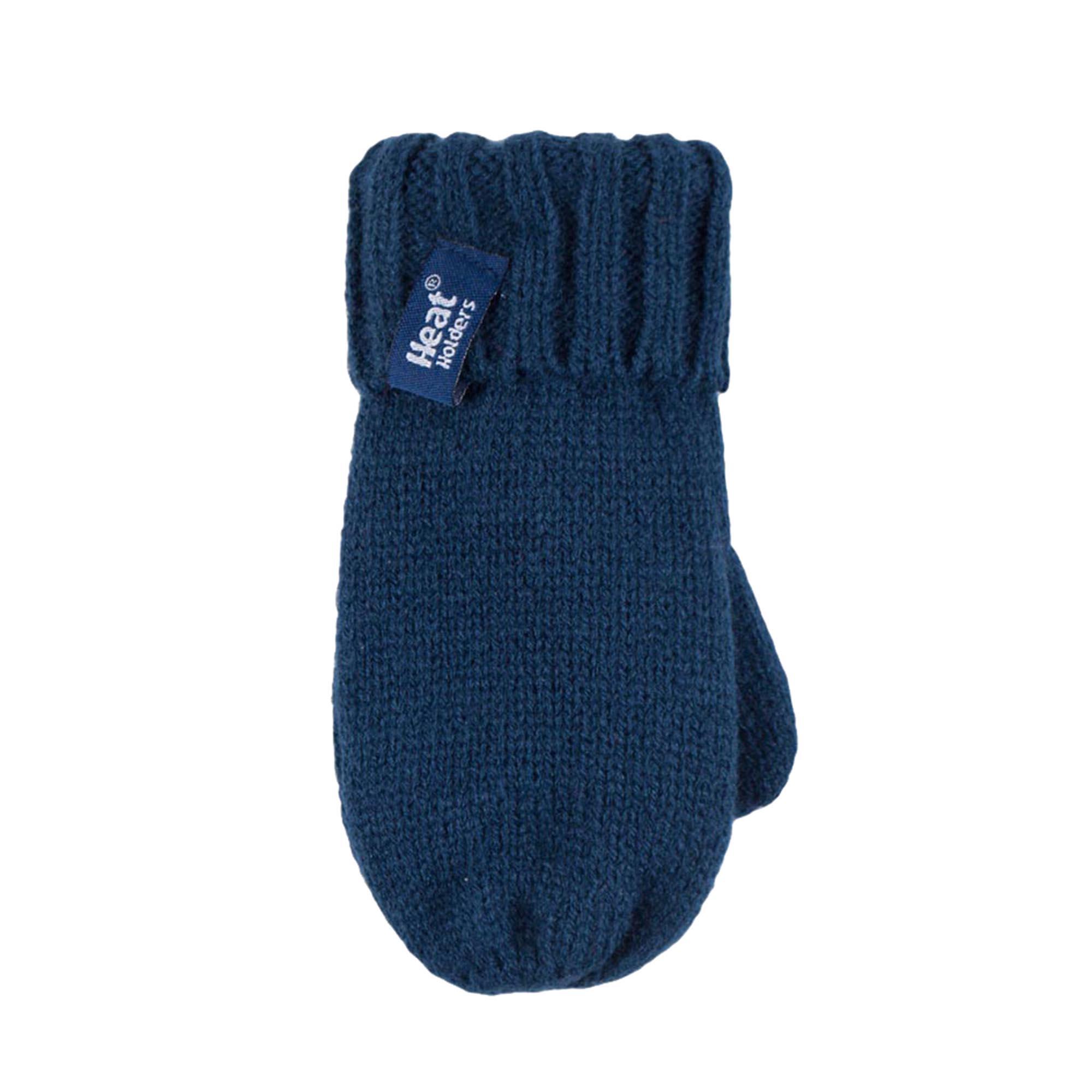 Heat Holders - Kinder Gestrickte Thermofleece Beanie Mütze und Fäustlinge Set 4/4