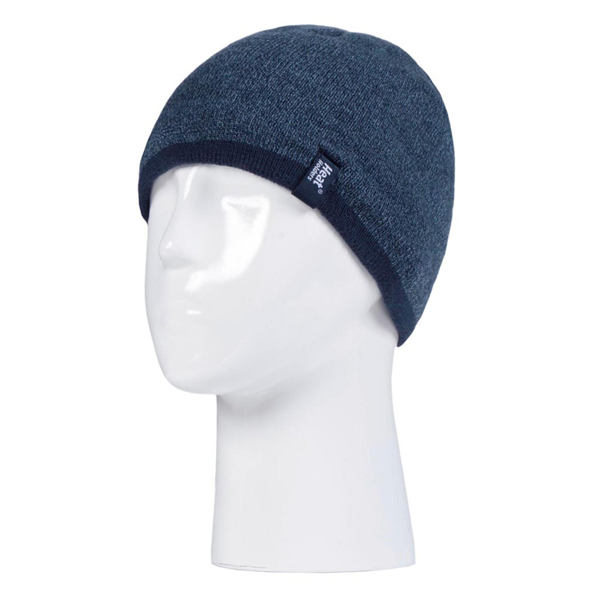 Heat Holders - Jungen Isoliert Wendebündchen Gerippte Mütze und Handschuhe Set 3/4