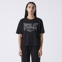 TEE-SHIRT ICONIQUE AVEC LOGO NOIR COTON