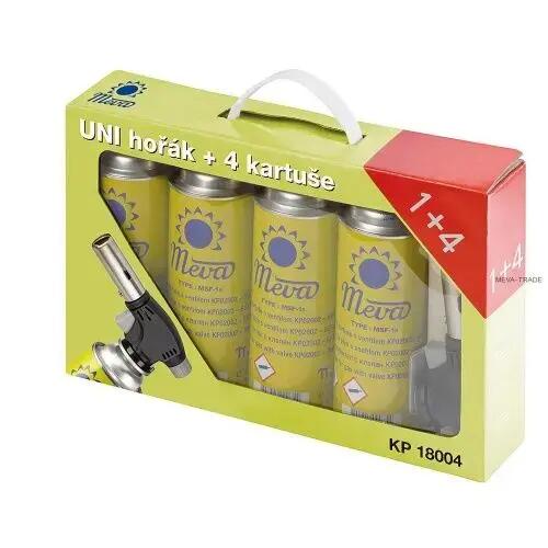 Plynový UNI hořák se 4 kartušemi 2/2
