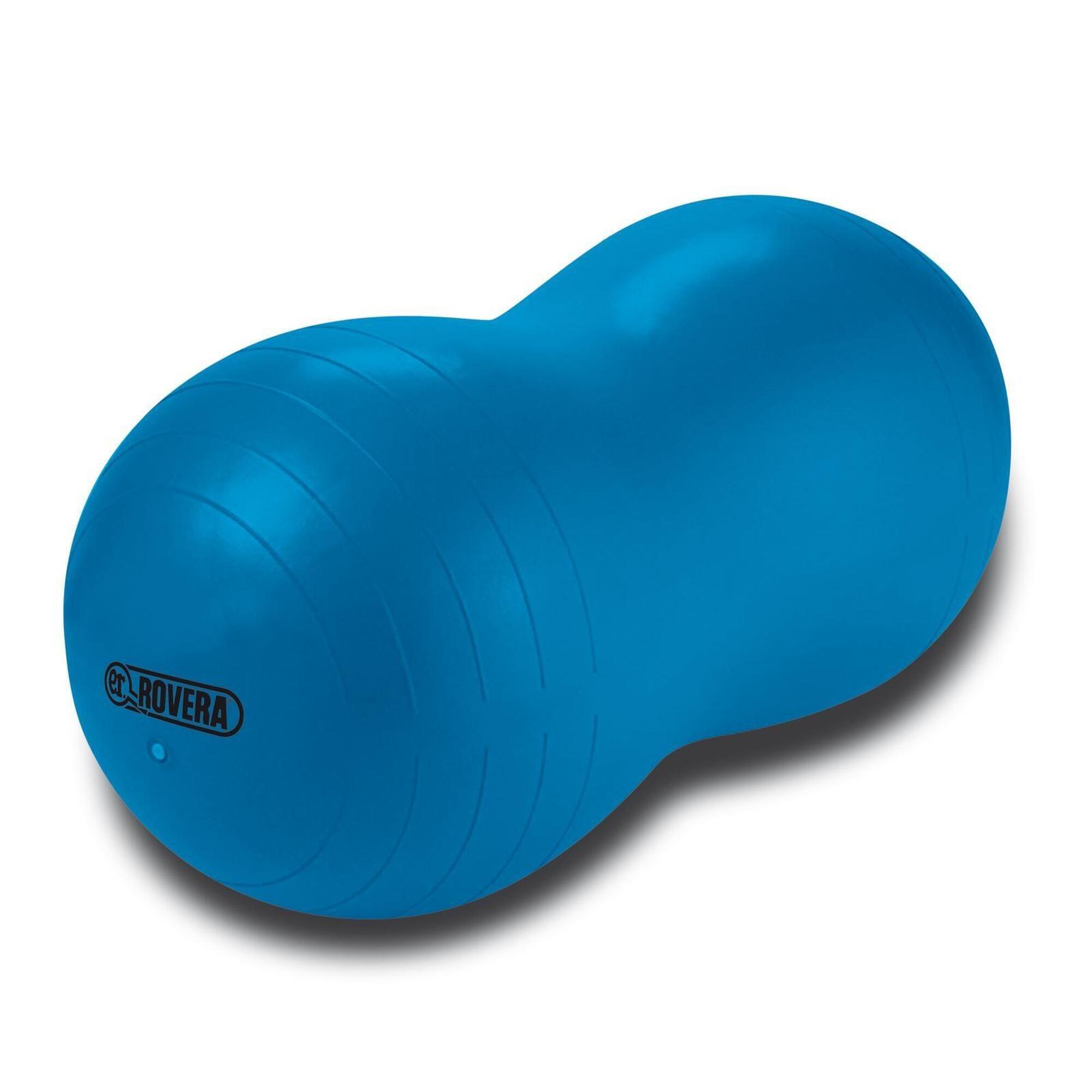Rovera - Balle De Gym Peanut Ball Fit Ball Rovera Palla Pilates 90 Cm - Swiss Ball - Bleu - Taille Unique - Decathlon