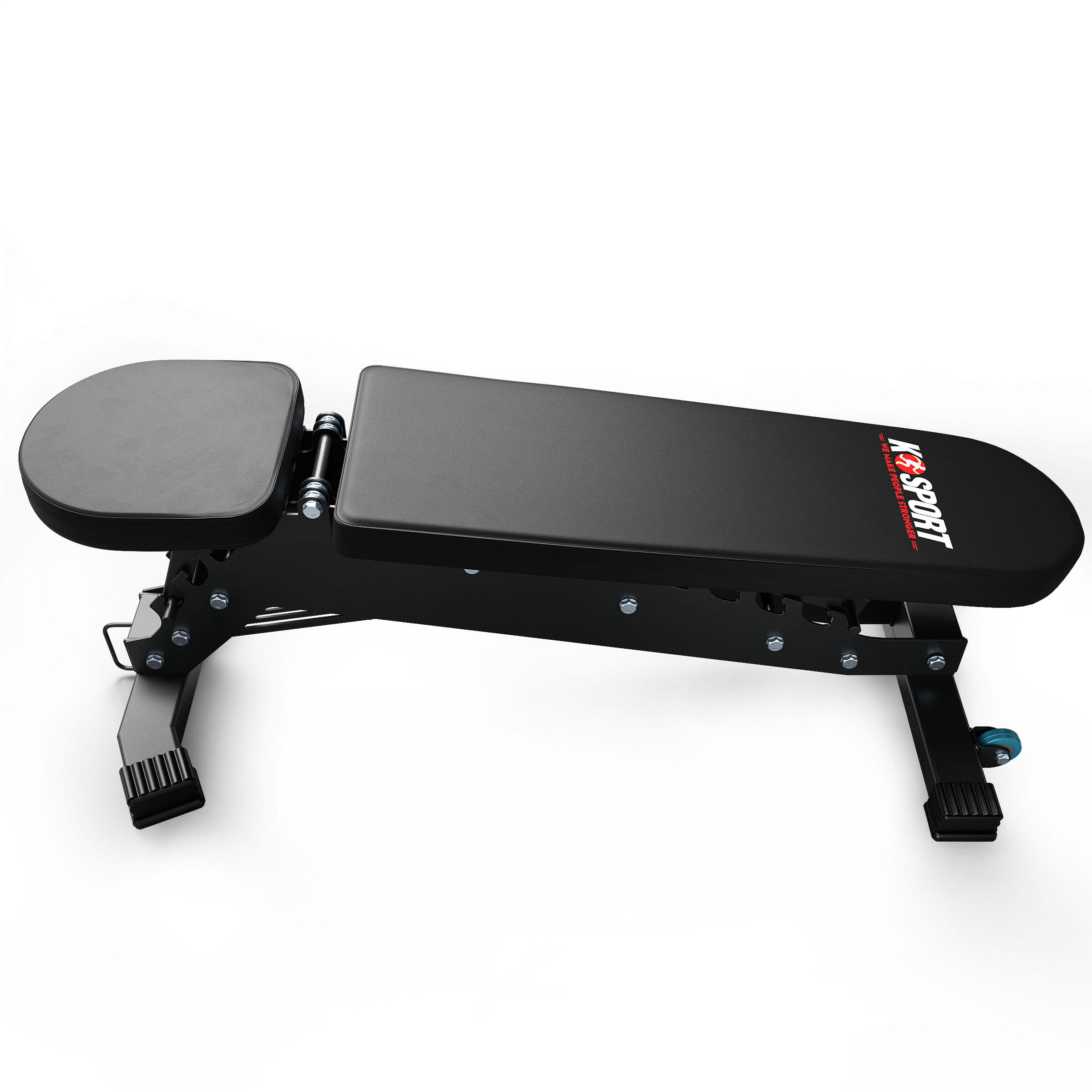 Ławka treningowa do cwiczen regulowana pod SZTANGĘ faktura KSG003 5/7