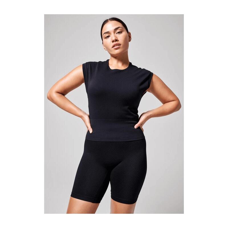 Tricou Casall Seamless Graphic Rib, respirabil, fără cusături, elastic